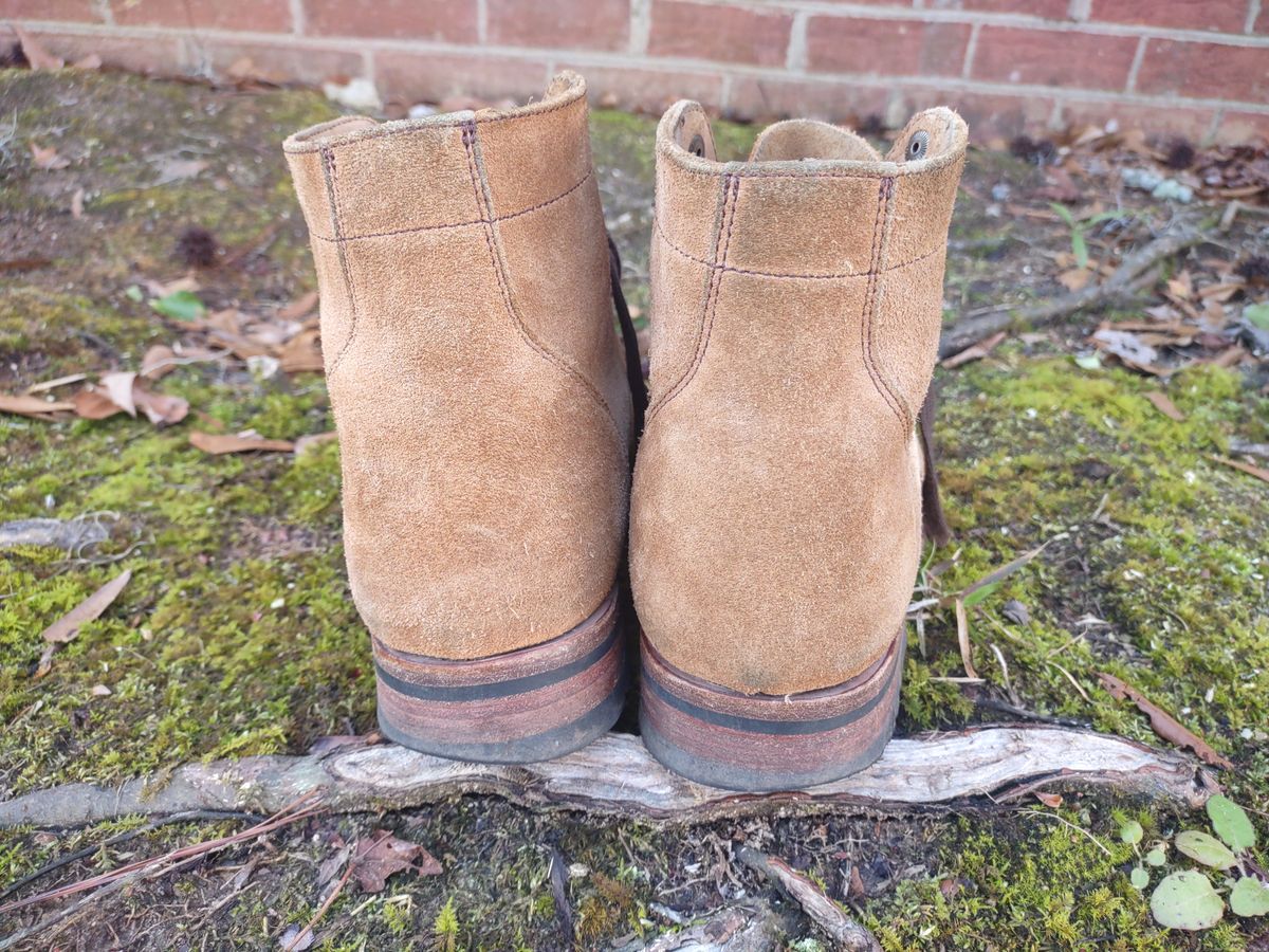 Photo by Roy on March 1, 2026 of the Parkhurst The Allen in S.B. Foot Dune Roughout Suede.