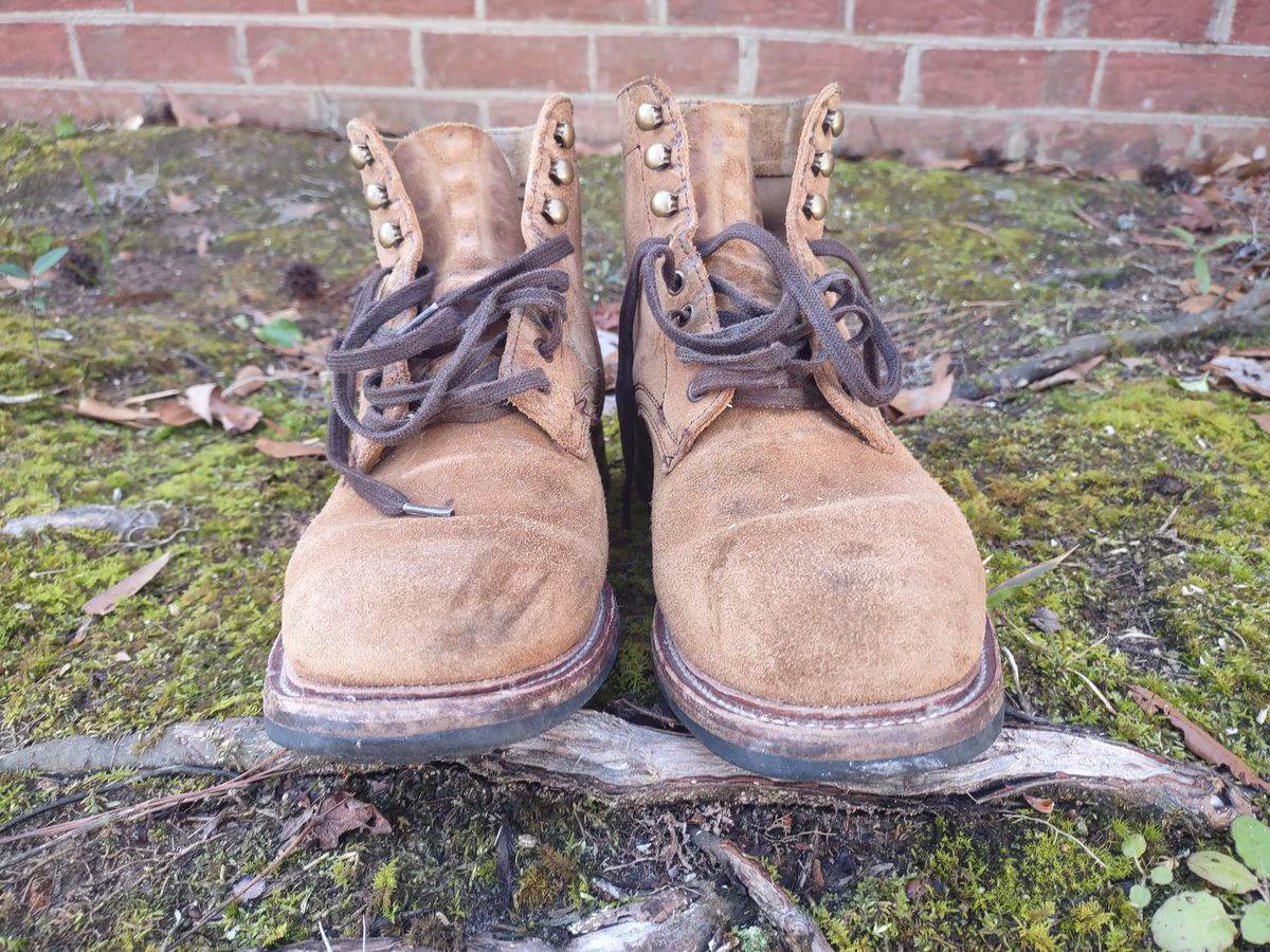 Photo by Roy on March 1, 2026 of the Parkhurst The Allen in S.B. Foot Dune Roughout Suede.