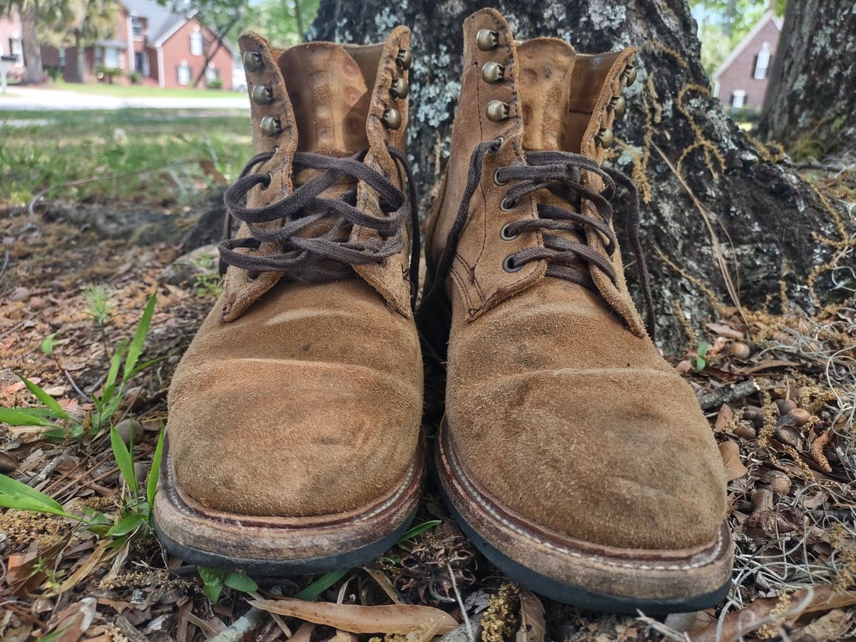 Photo by Roy on April 1, 2026 of the Parkhurst The Allen in S.B. Foot Dune Roughout Suede.