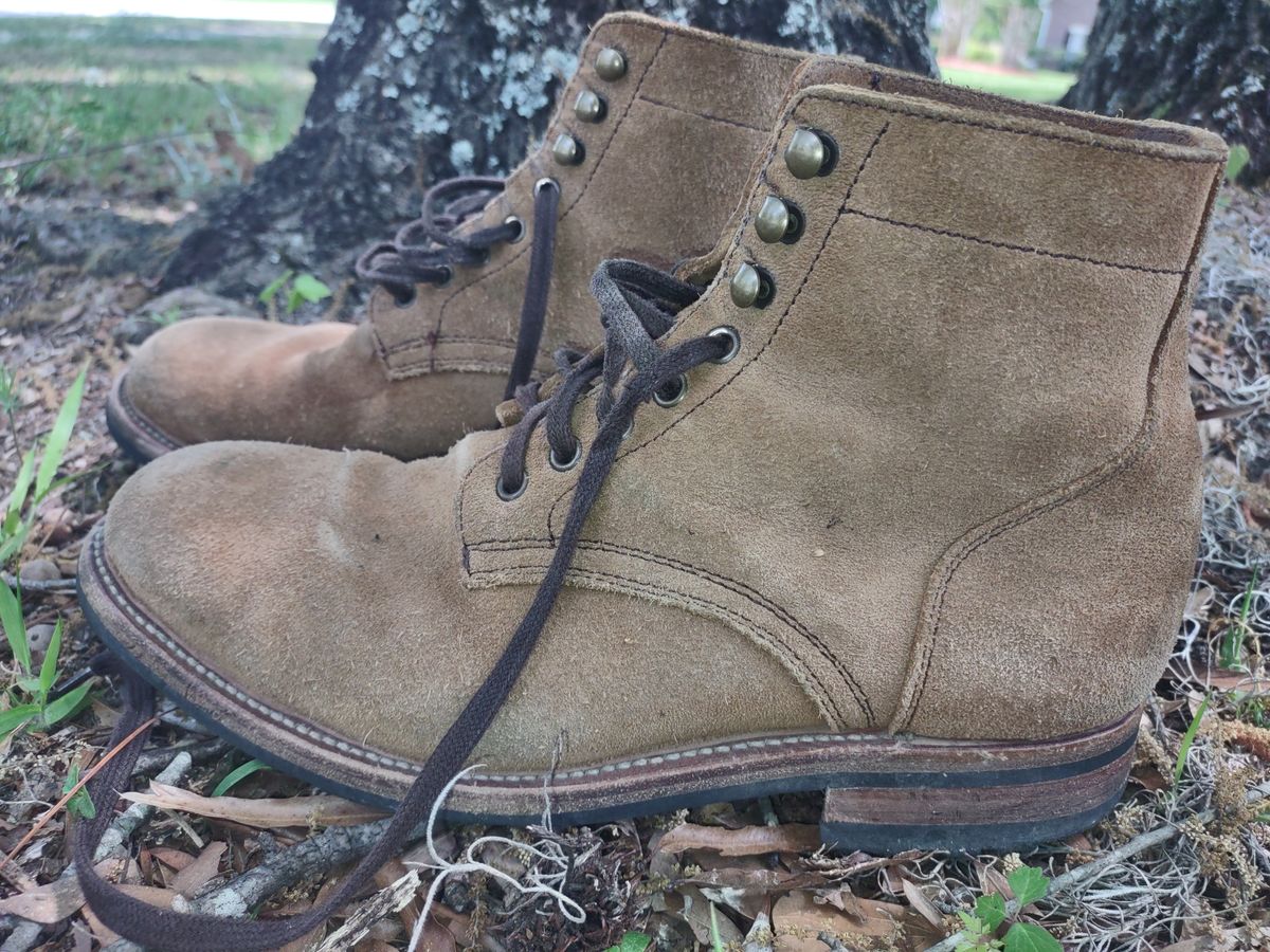 Photo by Roy on April 1, 2026 of the Parkhurst The Allen in S.B. Foot Dune Roughout Suede.