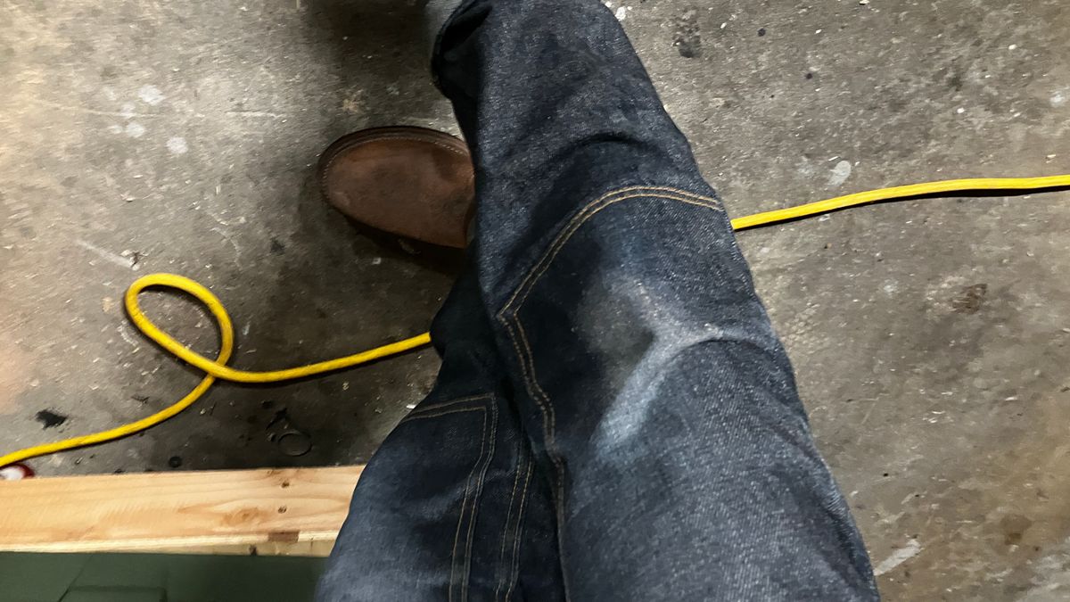 Photo by De4 on November 25, 2024 of the KIND 1930s Engineer Boots in Italian Veg-Tanned Leather.
