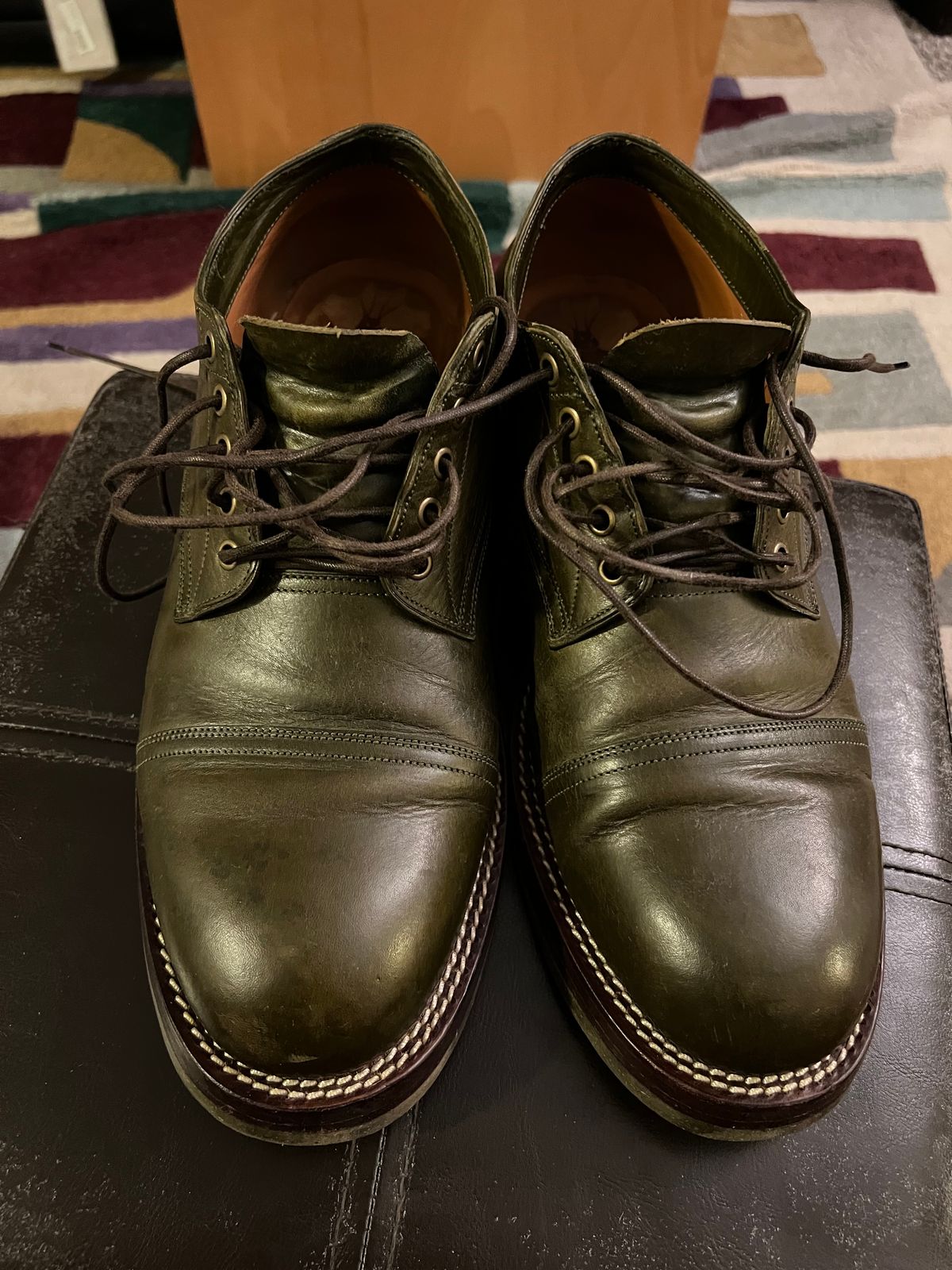 Photo by quakka on December 14, 2024 of the Jakkrabbits Derby Shoes in Badalassi Carlo Oliva Minerva.