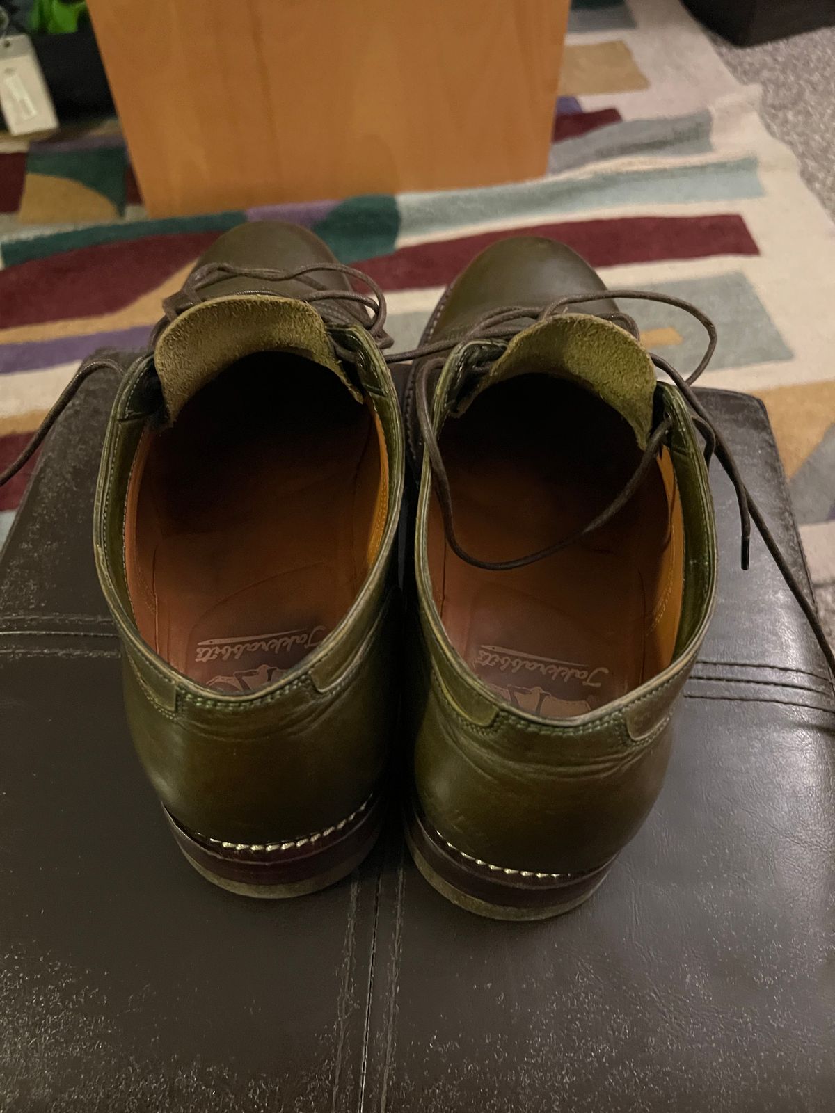 Photo by quakka on December 14, 2024 of the Jakkrabbits Derby Shoes in Badalassi Carlo Oliva Minerva.