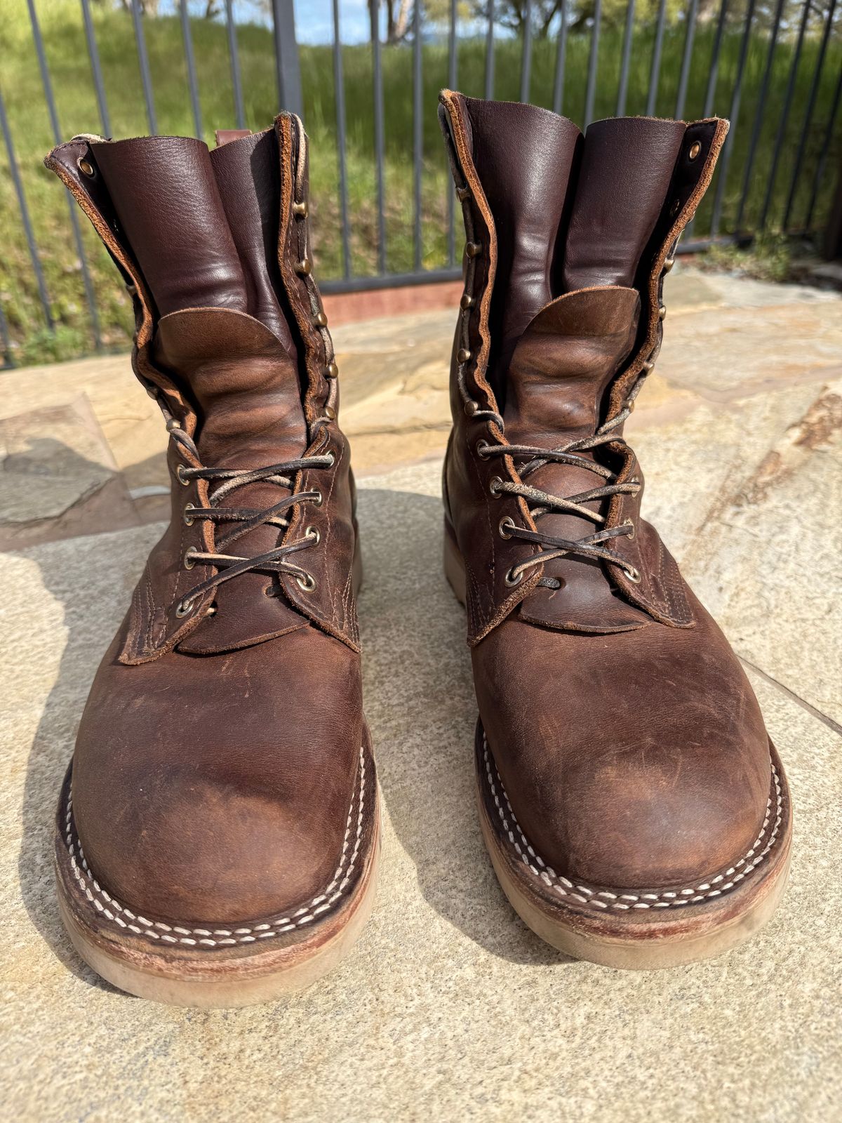 Photo by Shipwrx on March 2, 2026 of the Nicks Traveler in Horween Orange Predator.