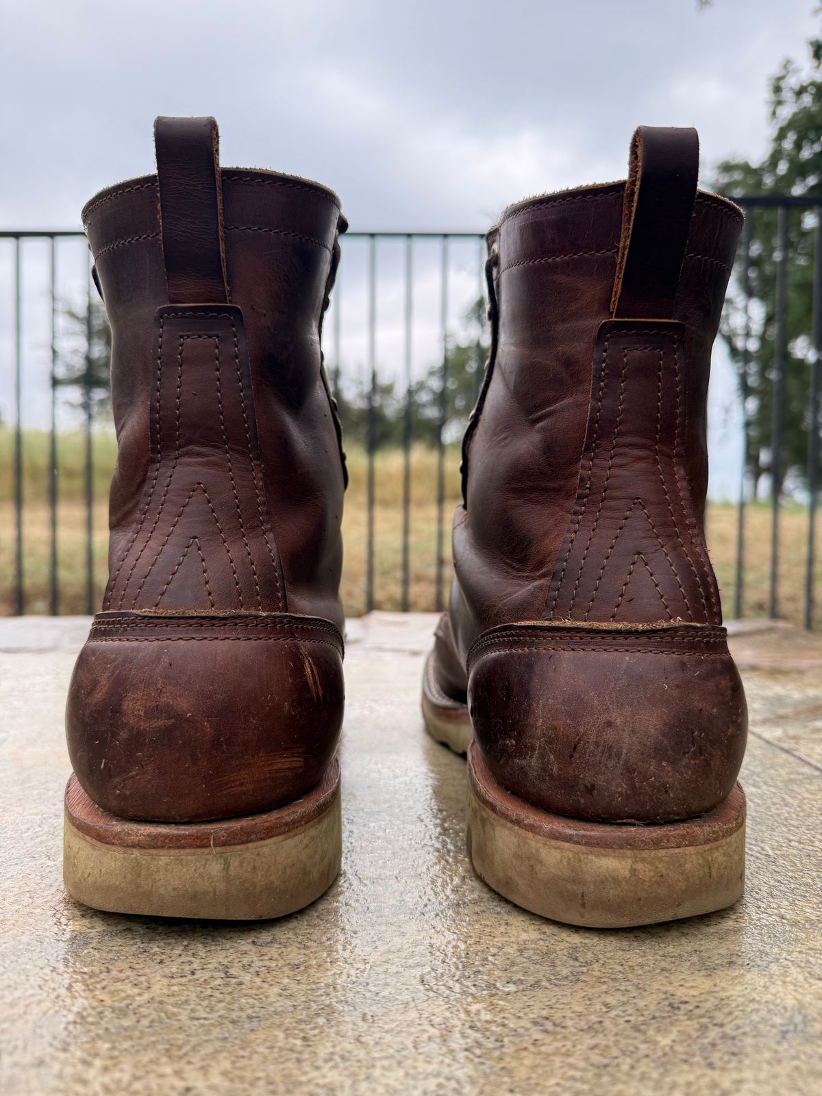 Photo by Shipwrx on April 1, 2026 of the Nicks Traveler in Horween Orange Predator.