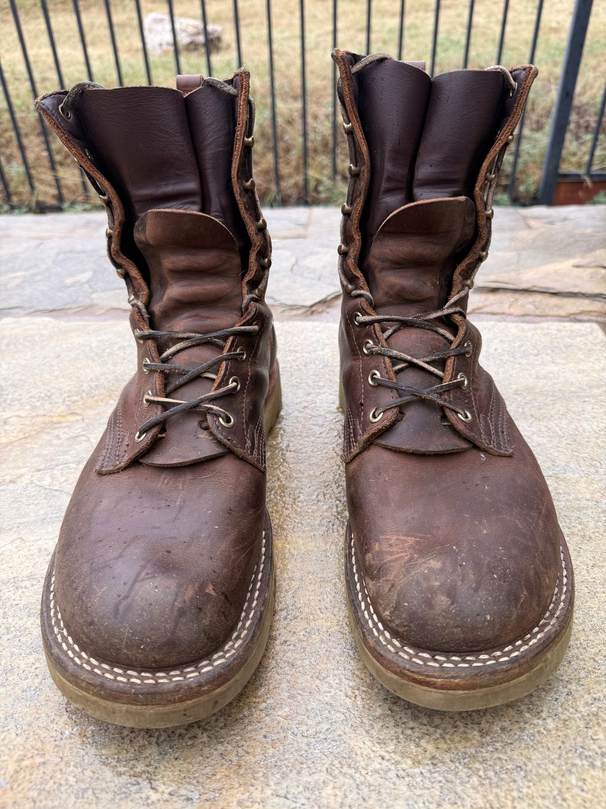 Photo by Shipwrx on April 1, 2026 of the Nicks Traveler in Horween Orange Predator.