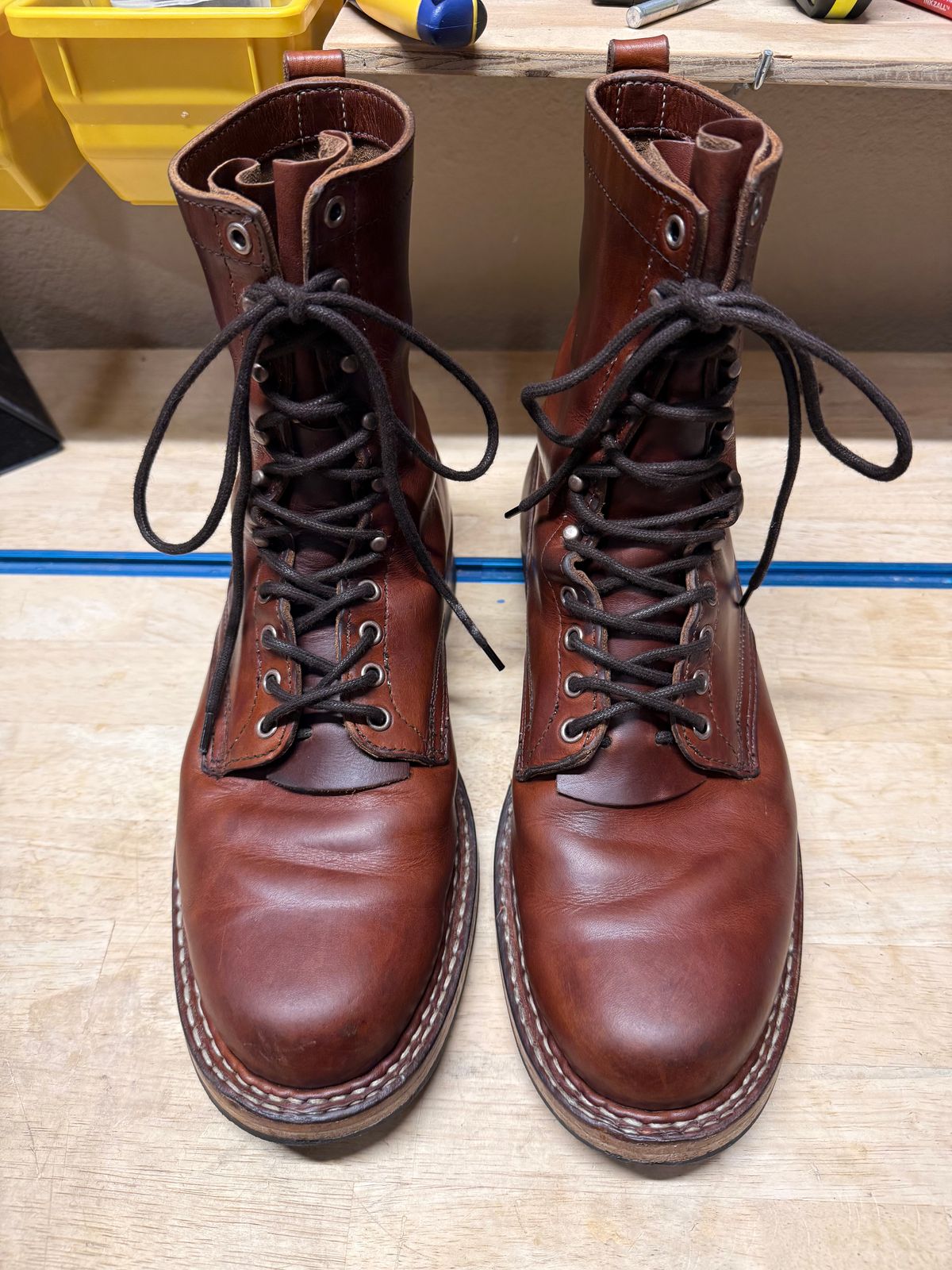 Photo by Shipwrx on February 6, 2026 of the White's Bounty Hunter in Wickett & Craig Tan Oiled Latigo.