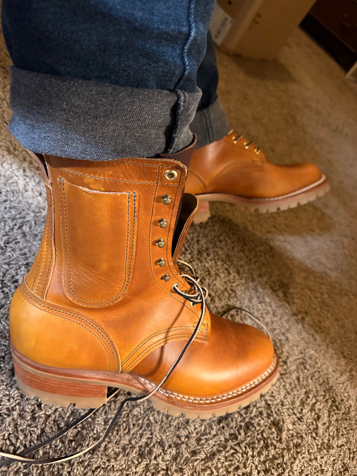 Photo by Shipwrx on December 25, 2025 of the Nicks MTO in Wickett & Craig Double Stuffed Mojave.