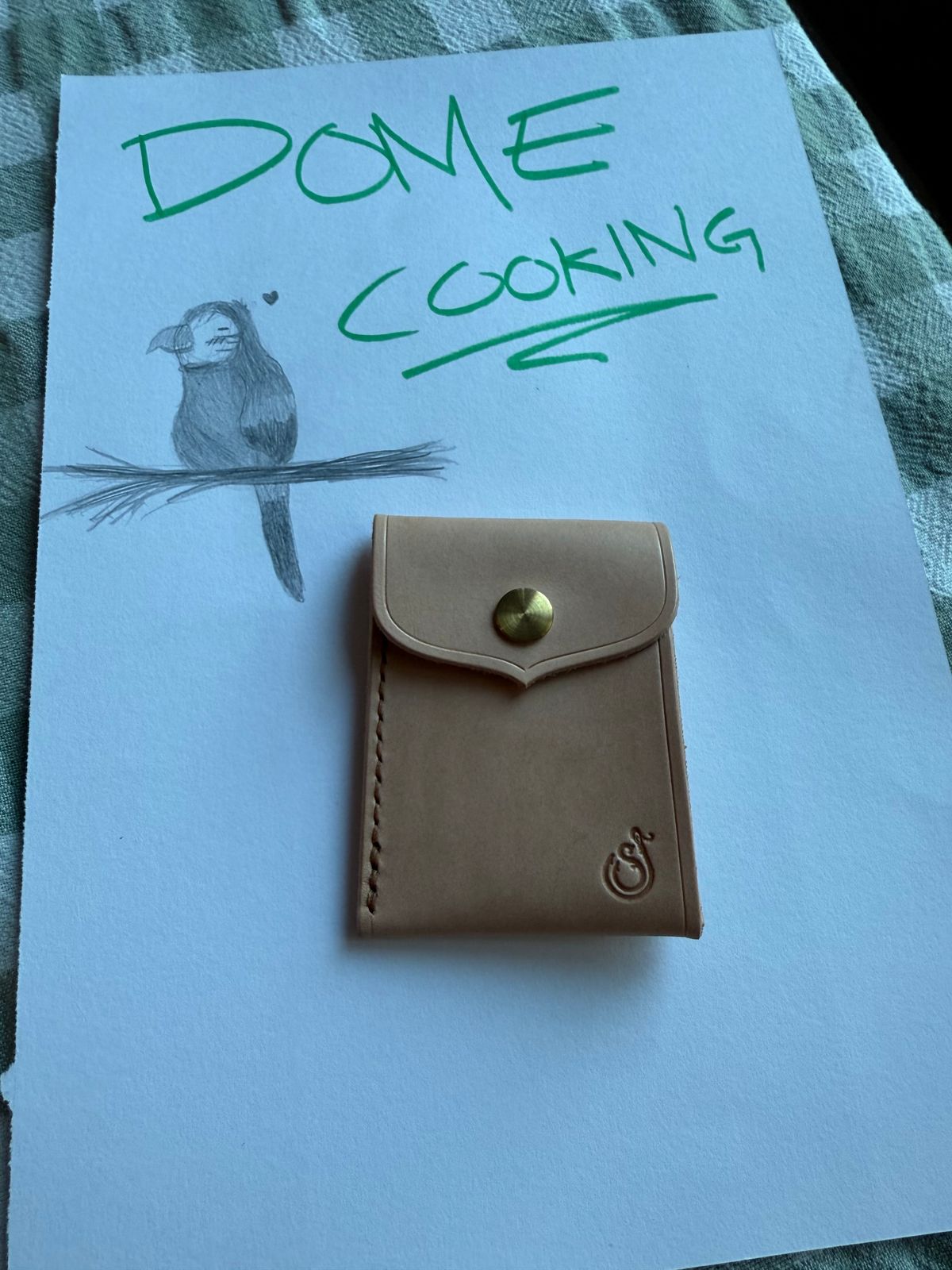 Photo by Shipwrx on November 2, 2025 of the Ship John Foley Card Wallet in Natural.