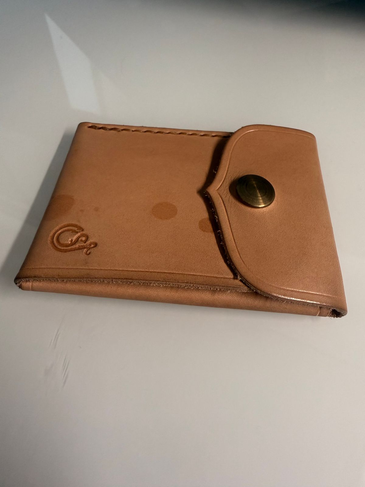Photo by Shipwrx on December 2, 2025 of the Ship John Foley Card Wallet in Natural.