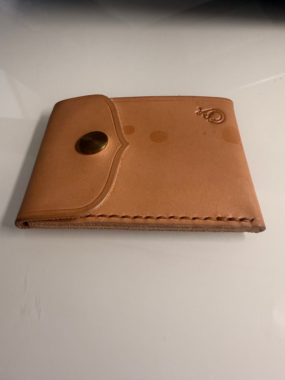 Photo by Shipwrx on December 2, 2025 of the Ship John Foley Card Wallet in Natural.