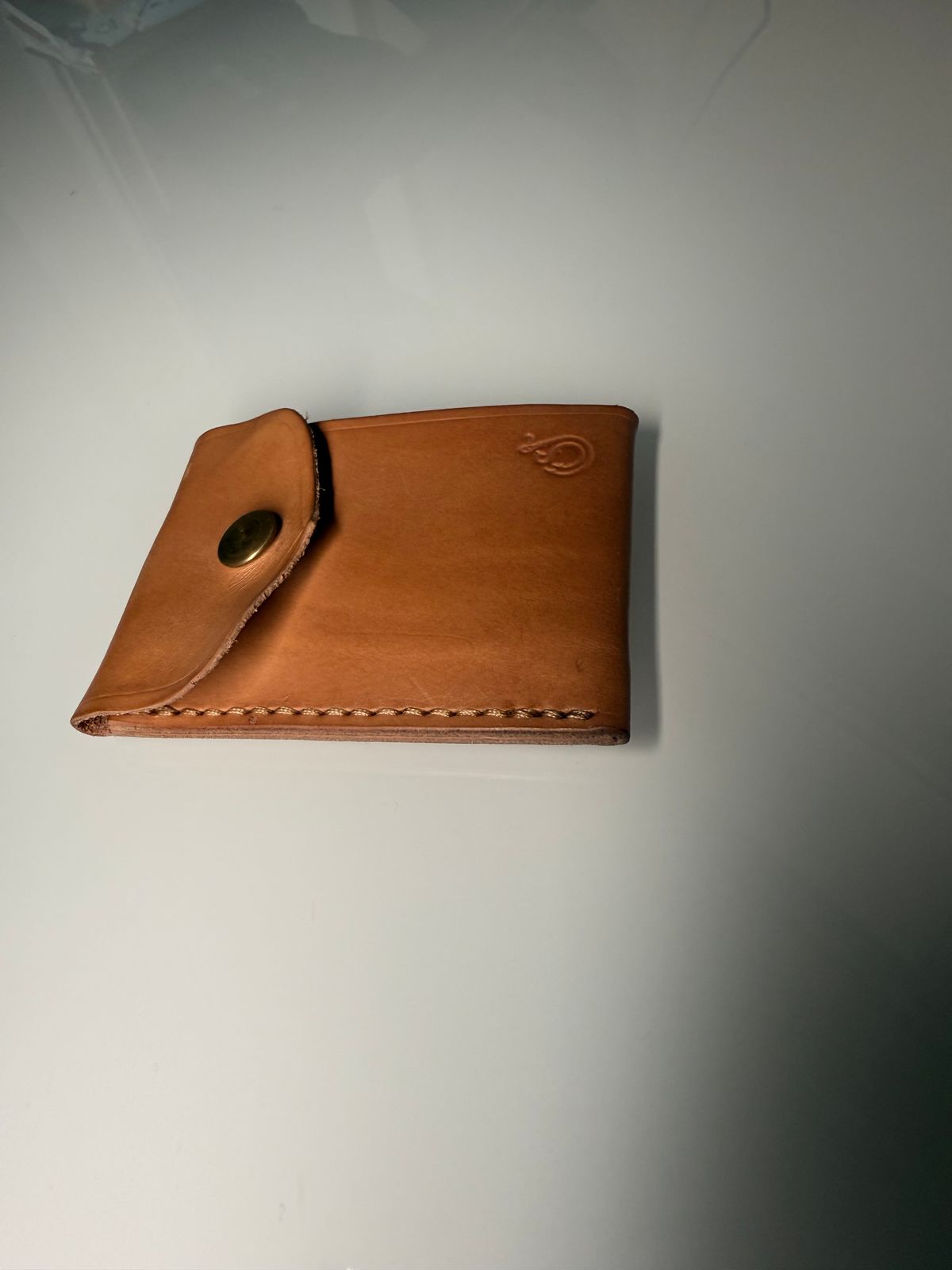 Photo by Shipwrx on January 2, 2026 of the Ship John Foley Card Wallet in Natural.