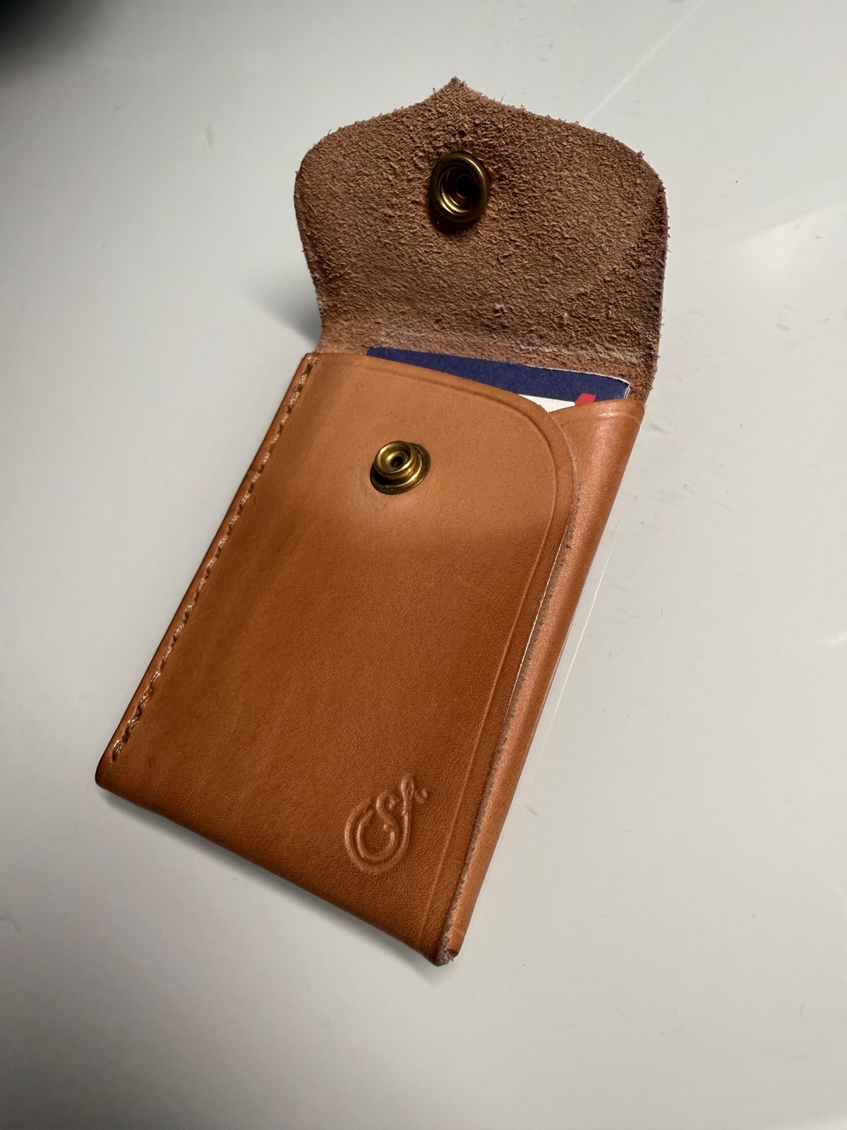 Photo by Shipwrx on February 2, 2026 of the Ship John Foley Card Wallet in Natural.