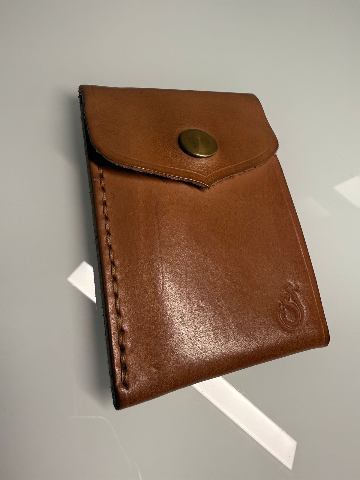 Photo by Shipwrx on March 2, 2026 of the Ship John Foley Card Wallet in Natural.