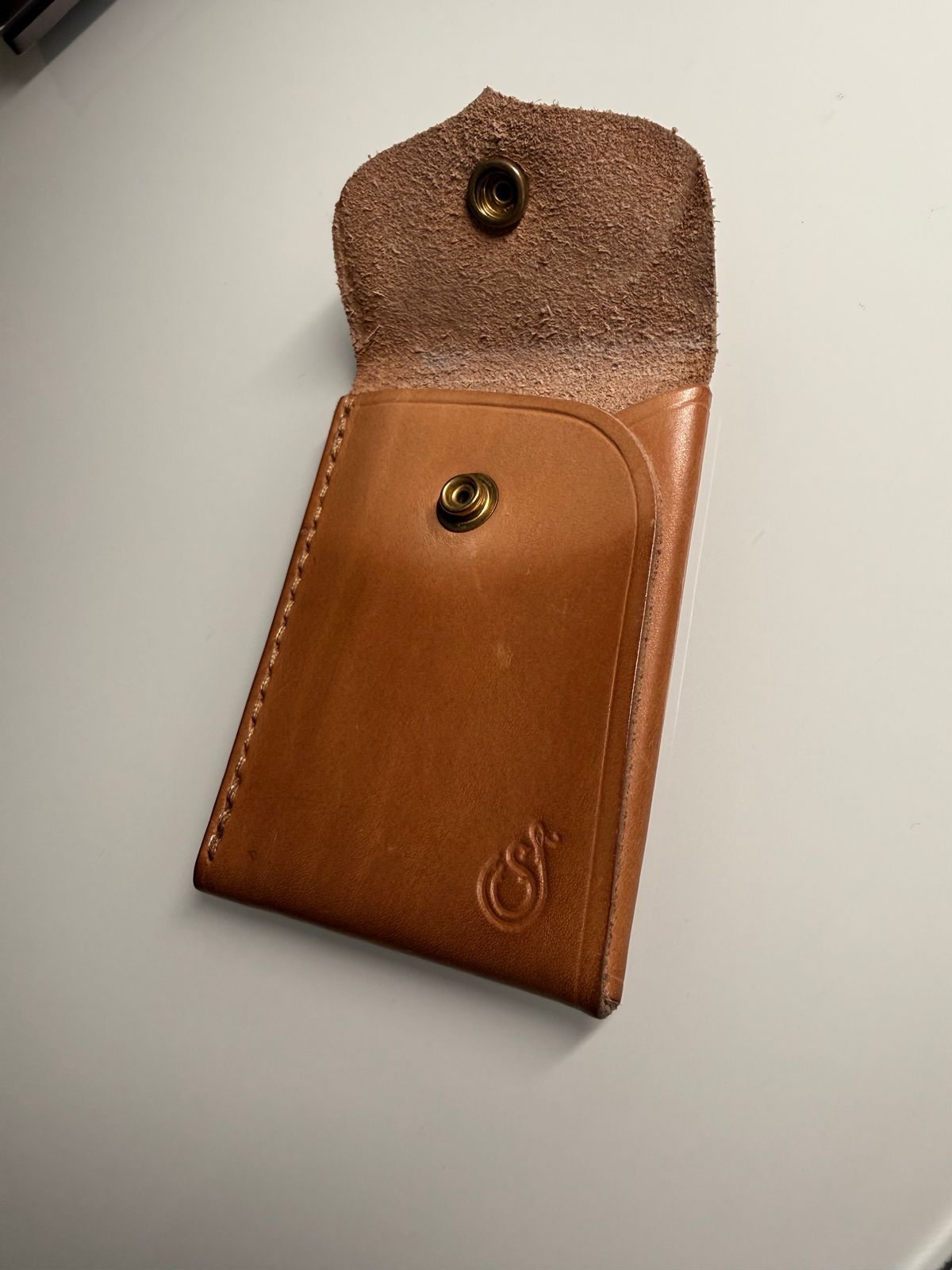 Photo by Shipwrx on April 1, 2026 of the Ship John Foley Card Wallet in Natural.