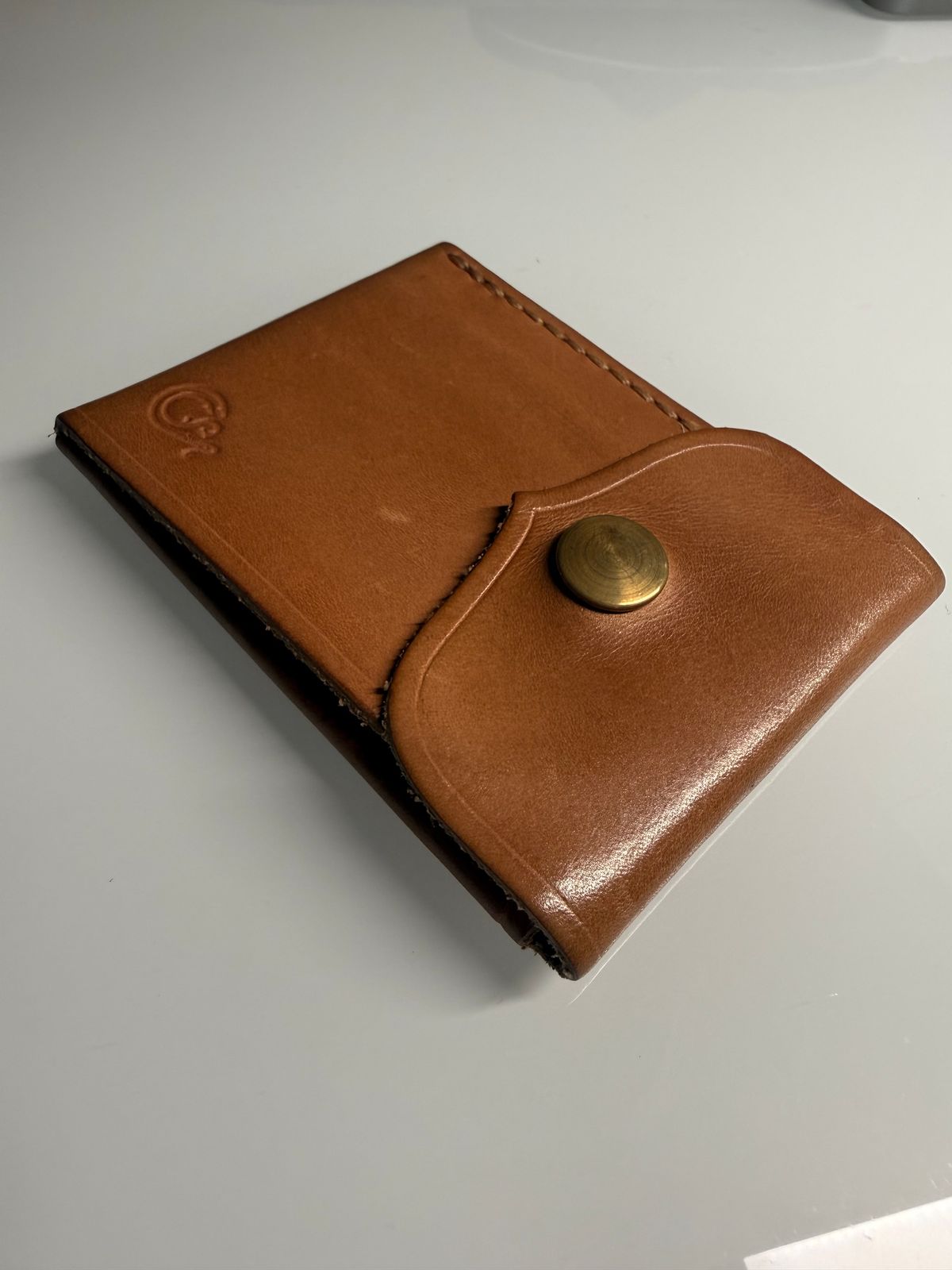 Photo by Shipwrx on April 1, 2026 of the Ship John Foley Card Wallet in Natural.