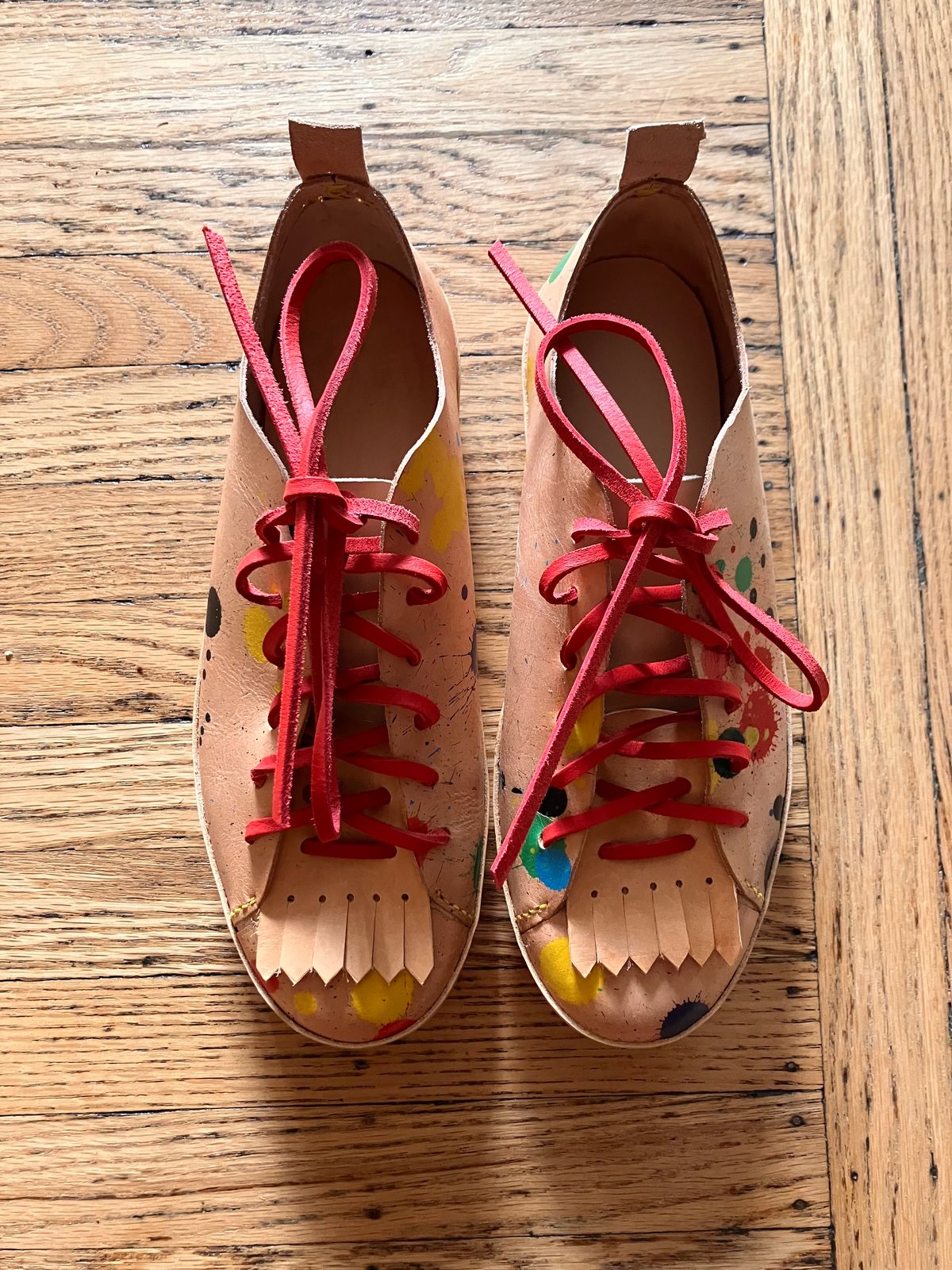 Photo by smalls.and.co on October 15, 2024 of the Smalls & co Sneaker in Vegtable Tanned leather.