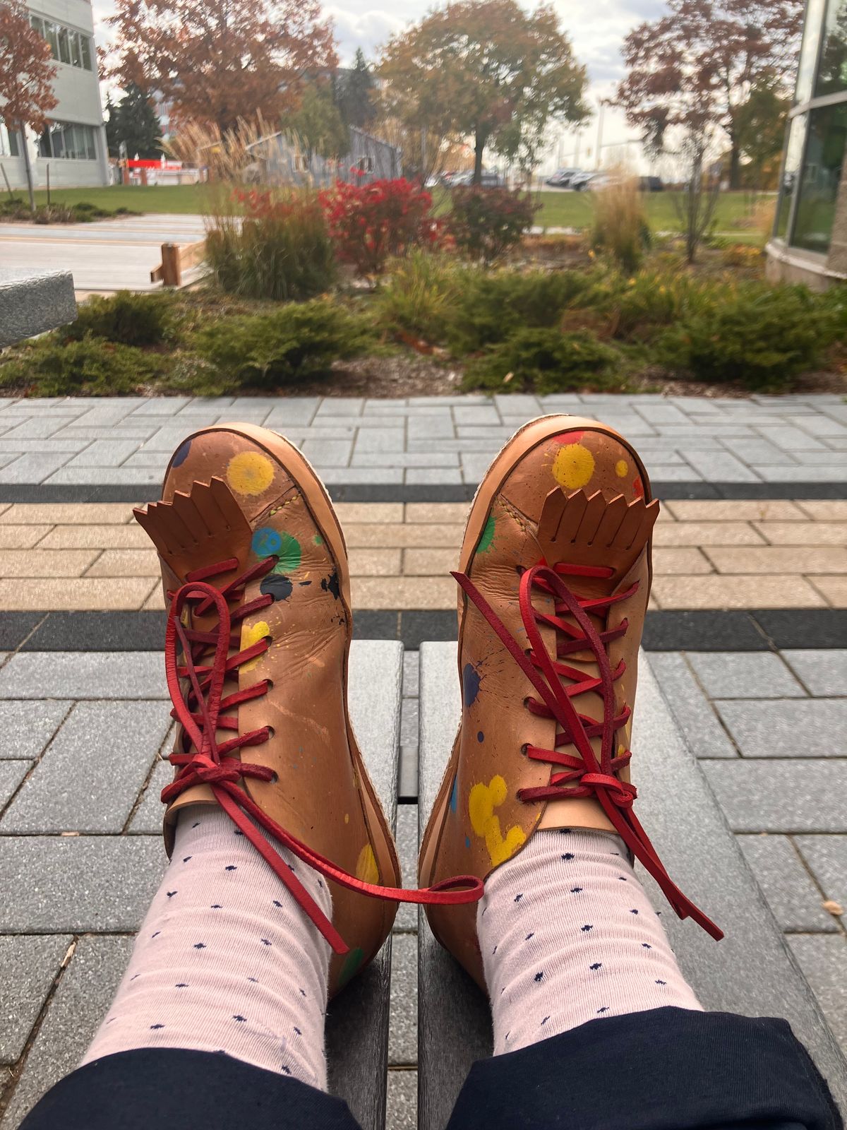 Photo by smalls.and.co on October 31, 2024 of the Smalls & co Sneaker in Vegtable Tanned leather.