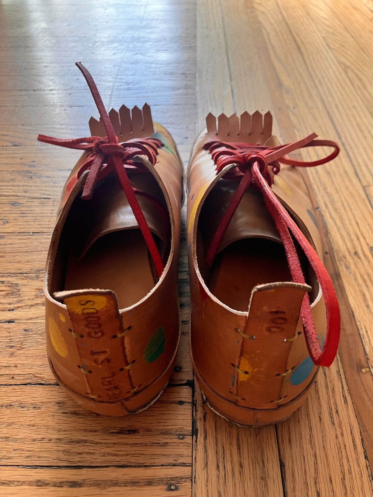 Photo by smalls.and.co on November 5, 2024 of the Smalls & co Sneaker in Vegtable Tanned leather.