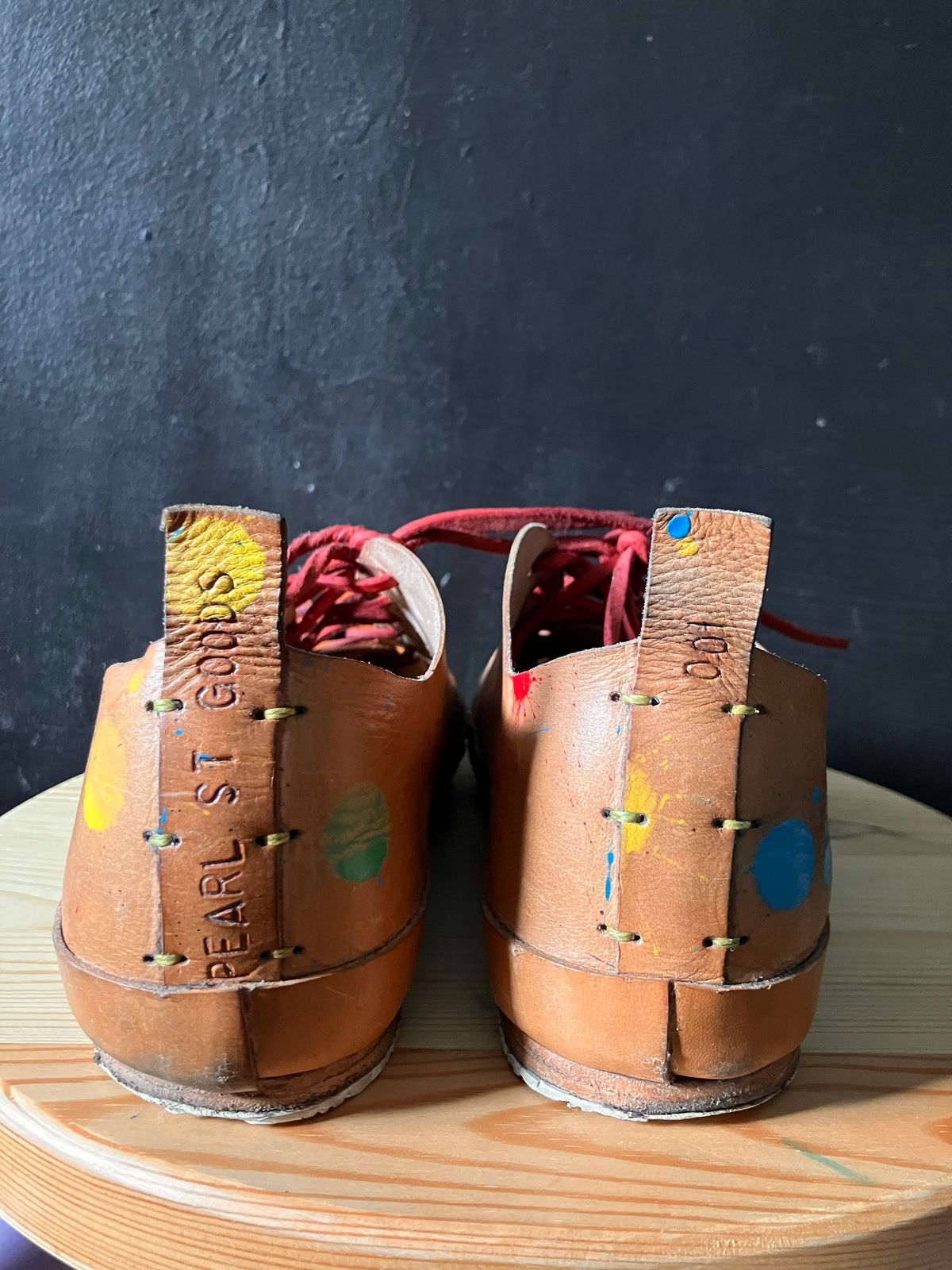 Photo by smalls.and.co on January 5, 2025 of the Smalls & co Sneaker in Vegtable Tanned leather.