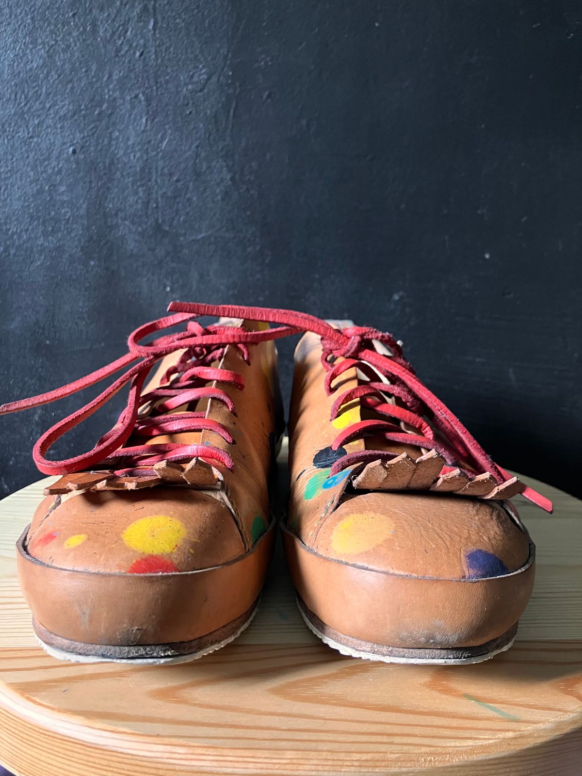 Photo by smalls.and.co on January 5, 2025 of the Smalls & co Sneaker in Vegtable Tanned leather.