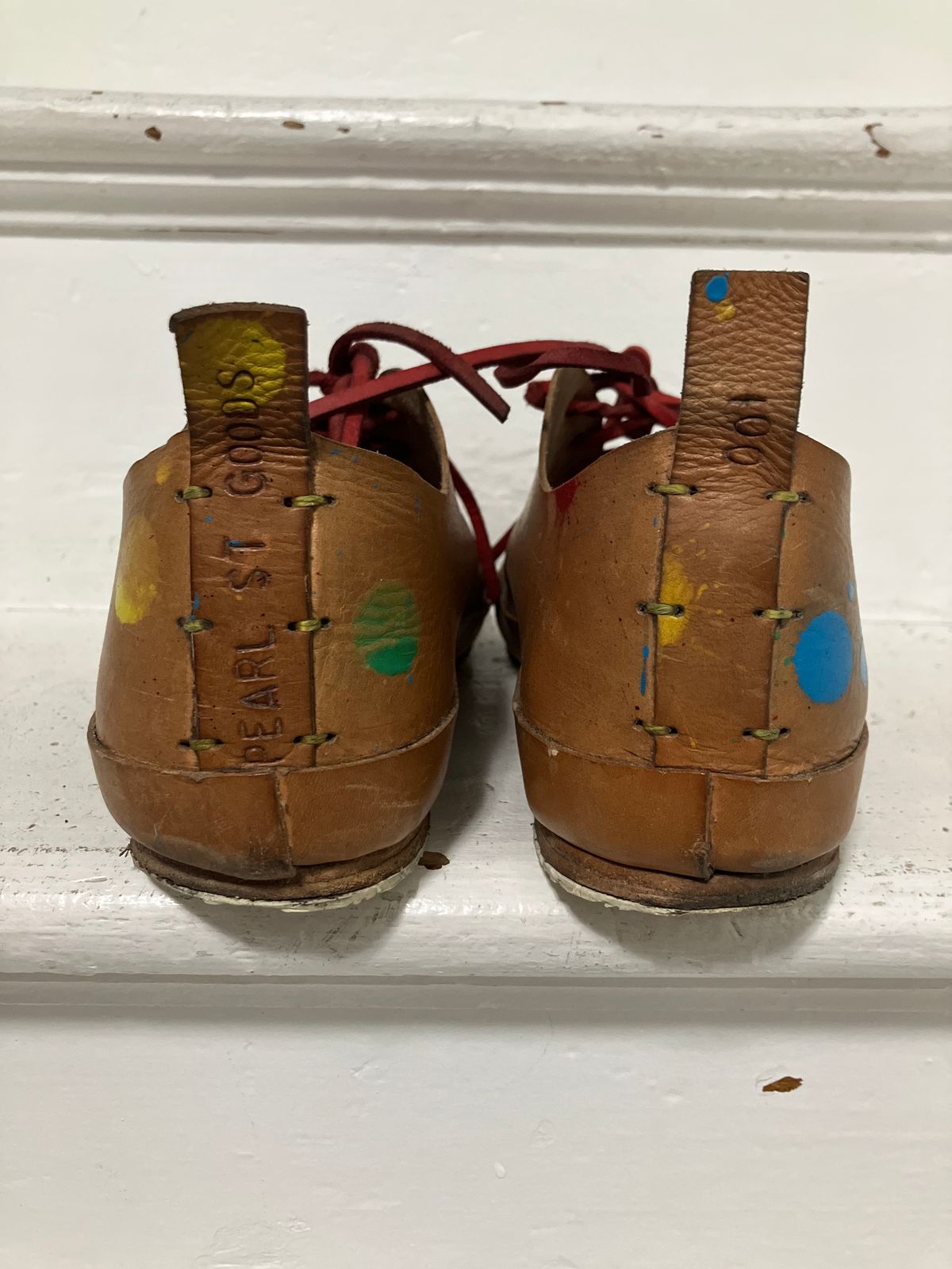 Photo by smalls.and.co on March 6, 2025 of the Smalls & co Sneaker in Vegtable Tanned leather.