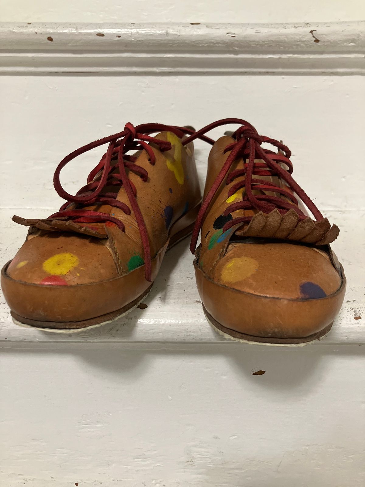 Photo by smalls.and.co on March 6, 2025 of the Smalls & co Sneaker in Vegtable Tanned leather.