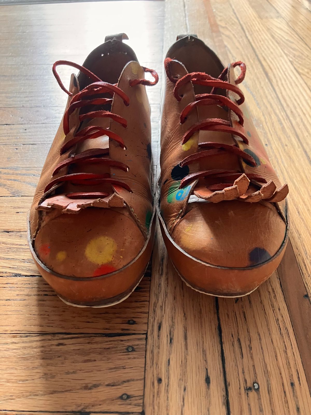 Photo by smalls.and.co on April 5, 2025 of the Smalls & co Sneaker in Vegtable Tanned leather.