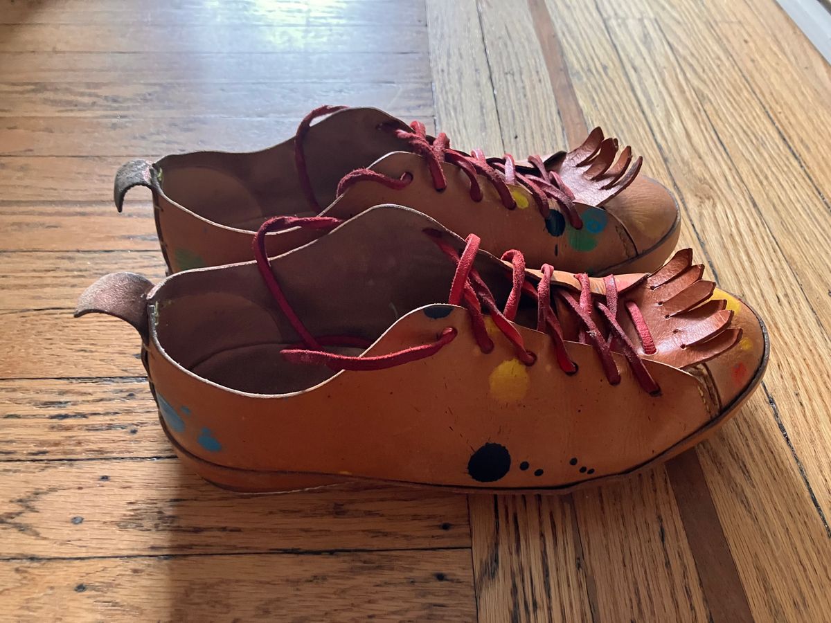 Photo by smalls.and.co on April 5, 2025 of the Smalls & co Sneaker in Vegtable Tanned leather.