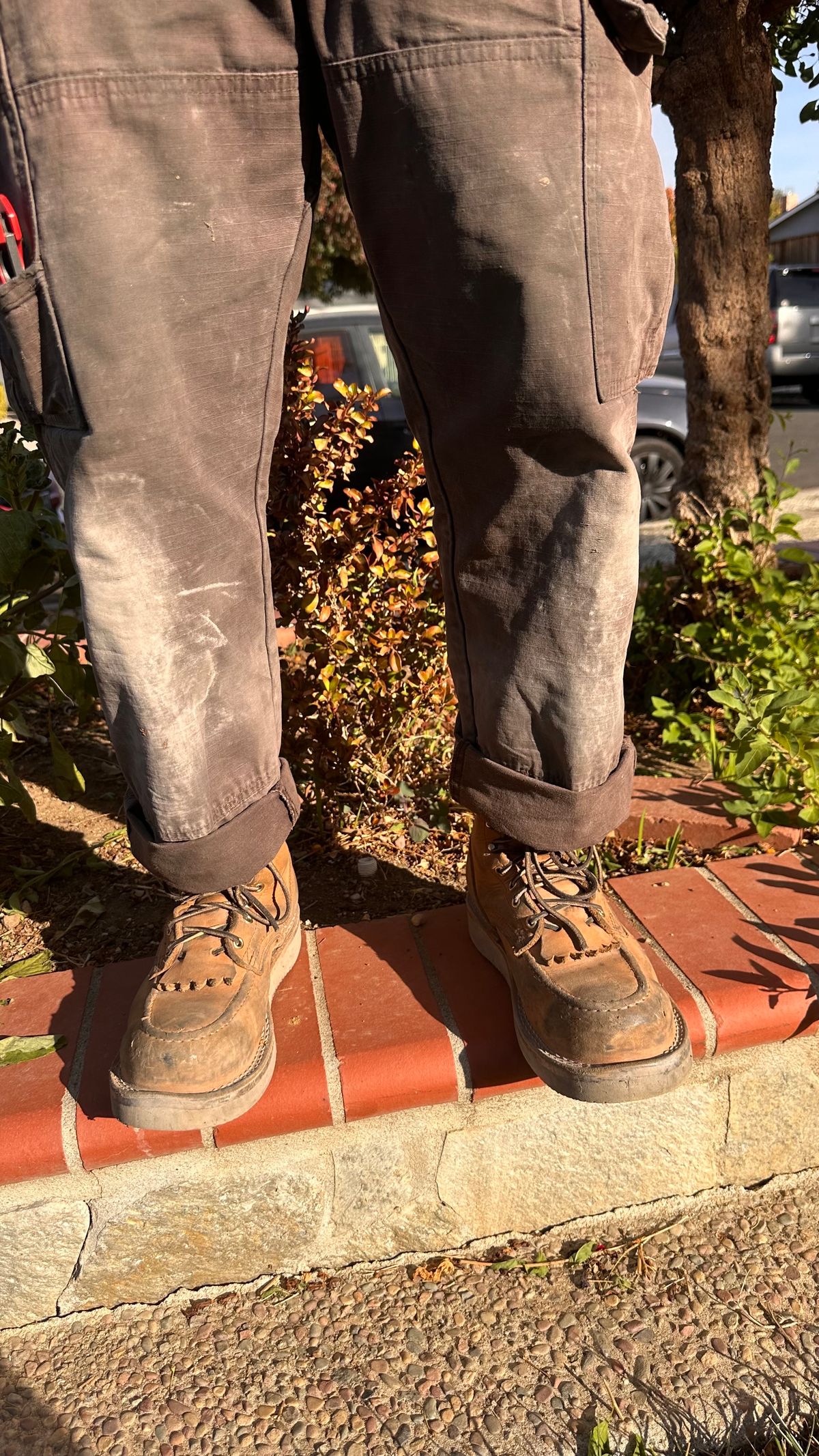 Photo by KuKuSparky on November 6, 2024 of the Nicks Moc Toe Pro in Seidel 1964 Tan.