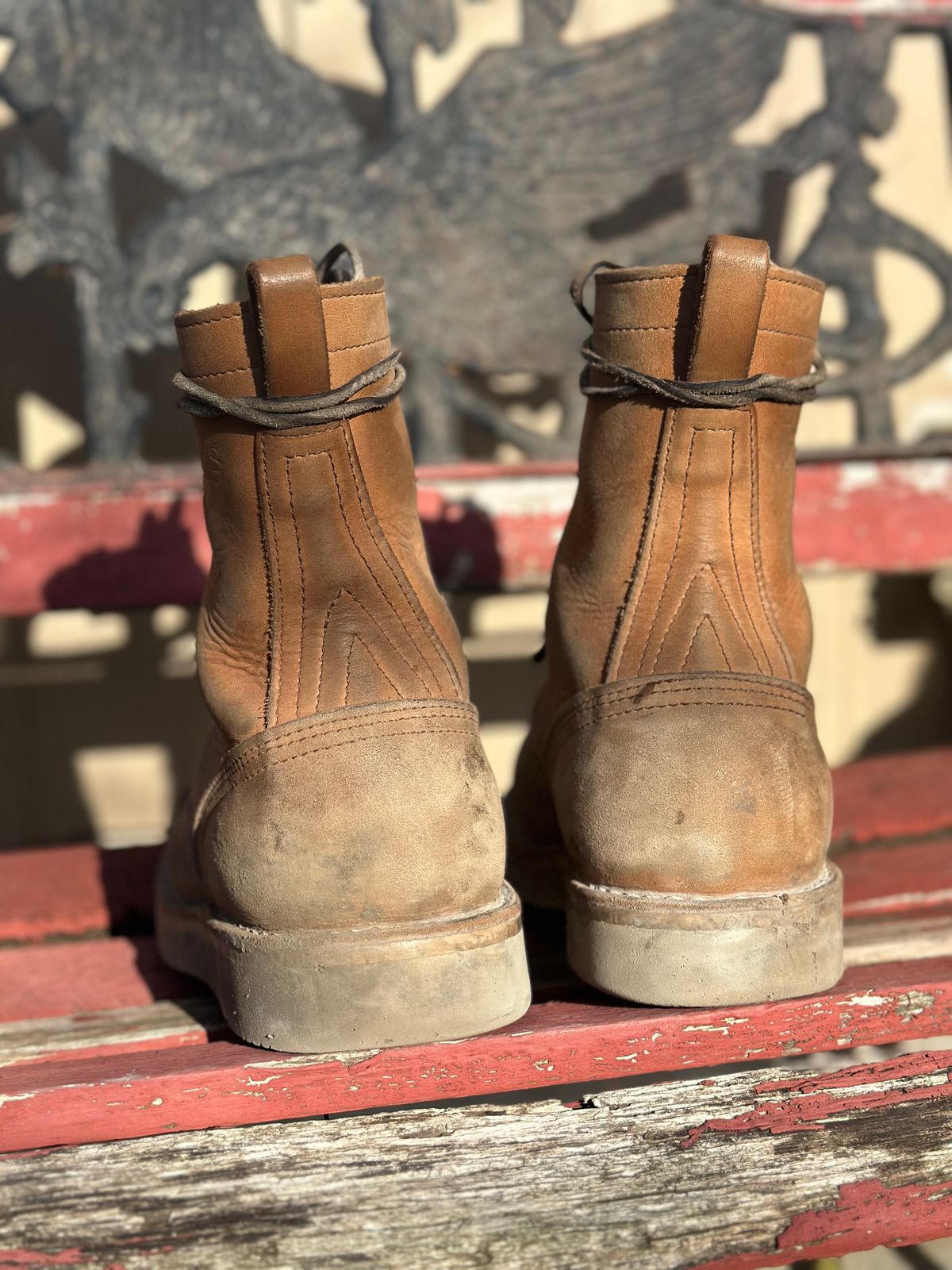 Photo by KuKuSparky on January 5, 2025 of the Nicks Moc Toe Pro in Seidel 1964 Tan.