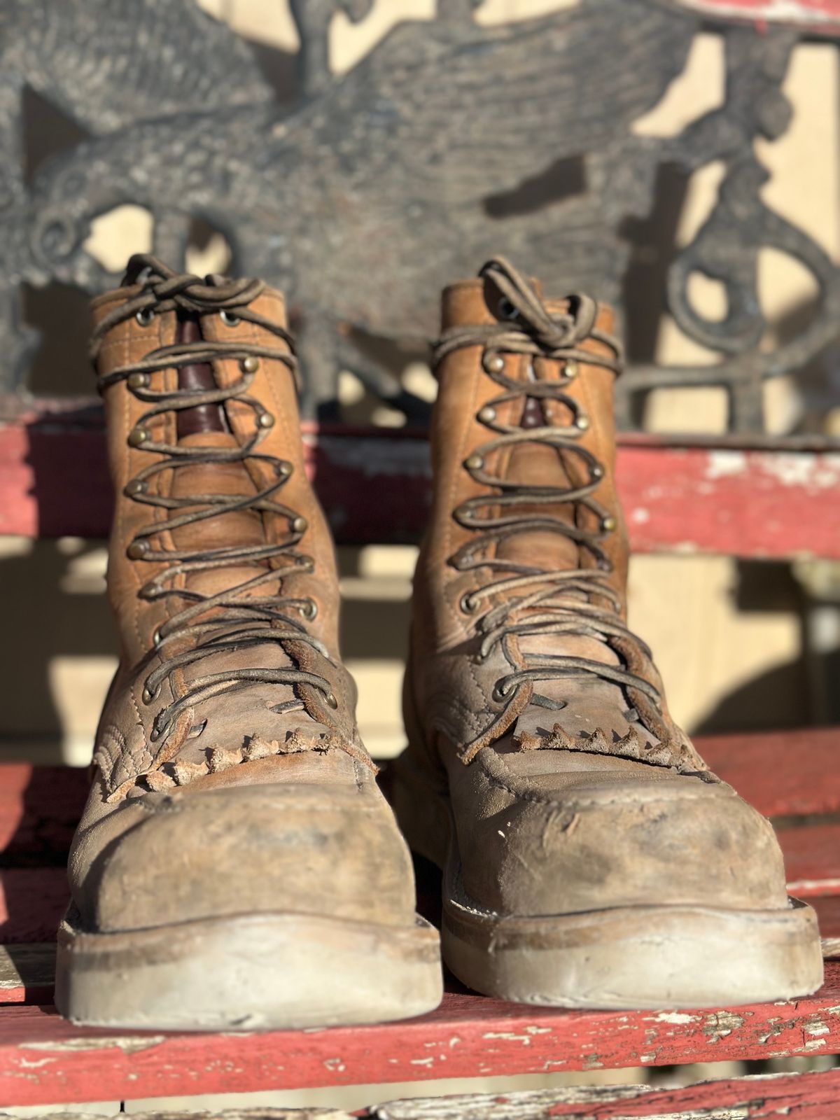 Photo by KuKuSparky on January 5, 2025 of the Nicks Moc Toe Pro in Seidel 1964 Tan.