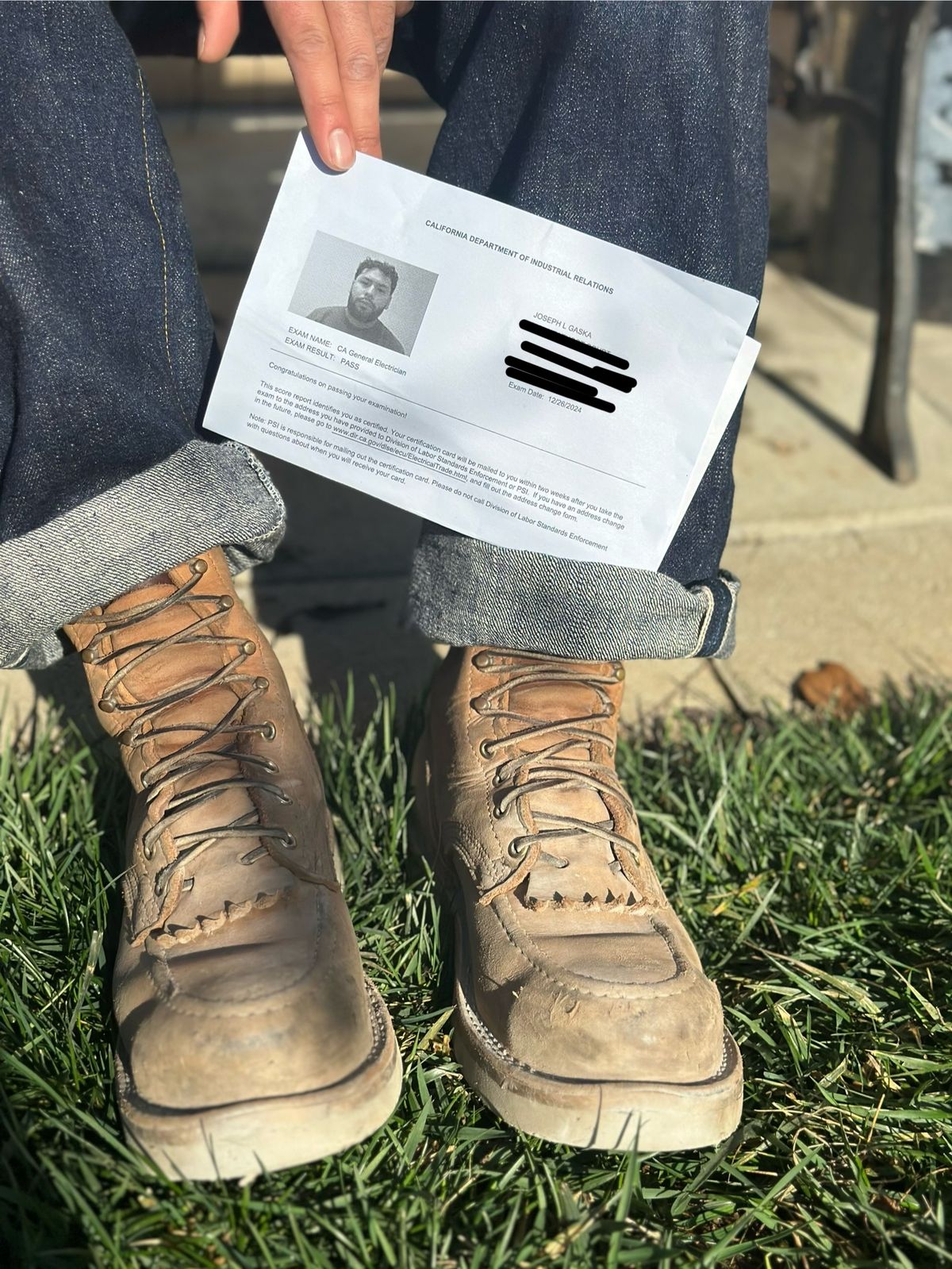 Photo by KuKuSparky on January 5, 2025 of the Nicks Moc Toe Pro in Seidel 1964 Tan.