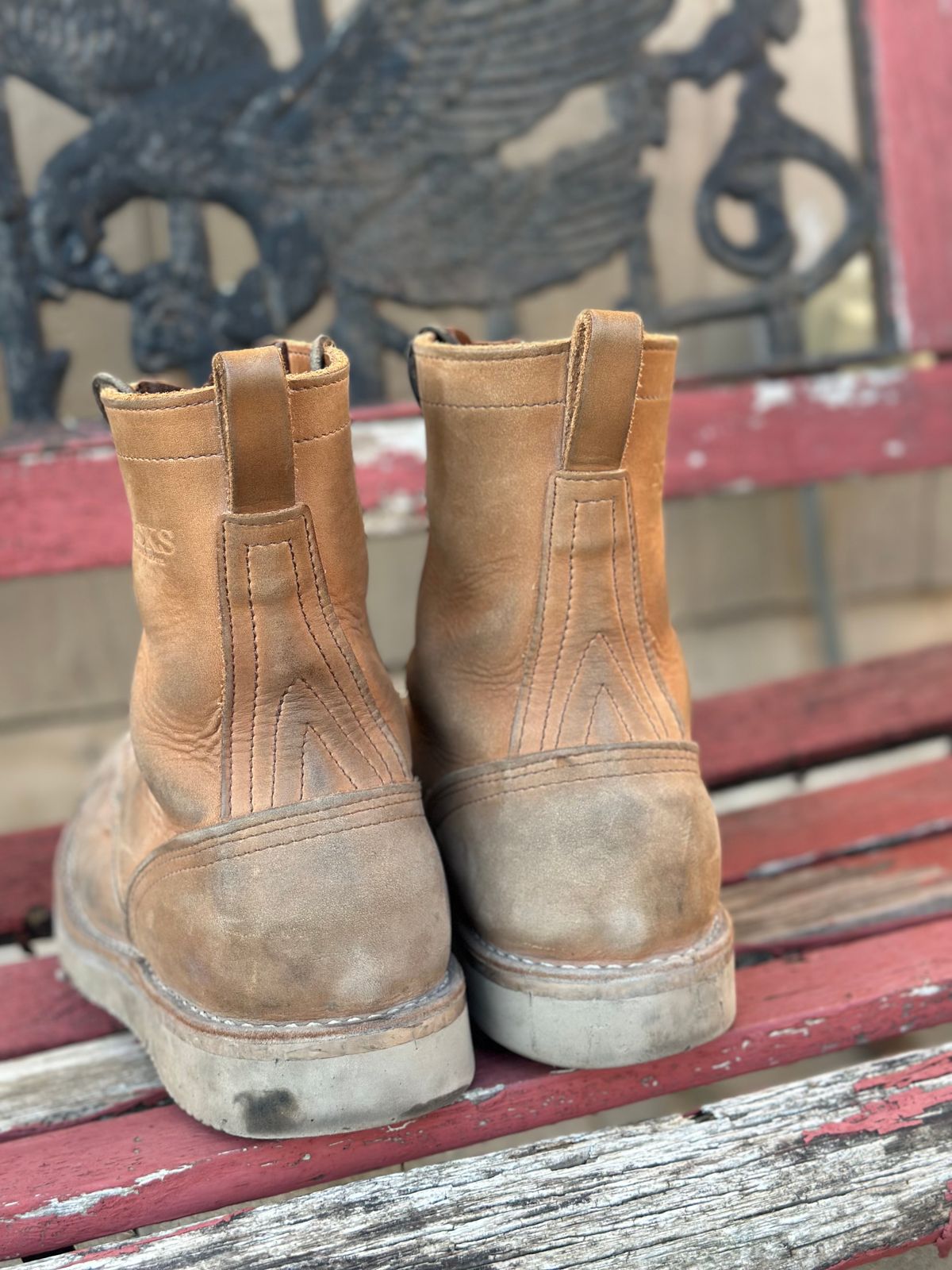 Photo by KuKuSparky on February 6, 2025 of the Nicks Moc Toe Pro in Seidel 1964 Tan.