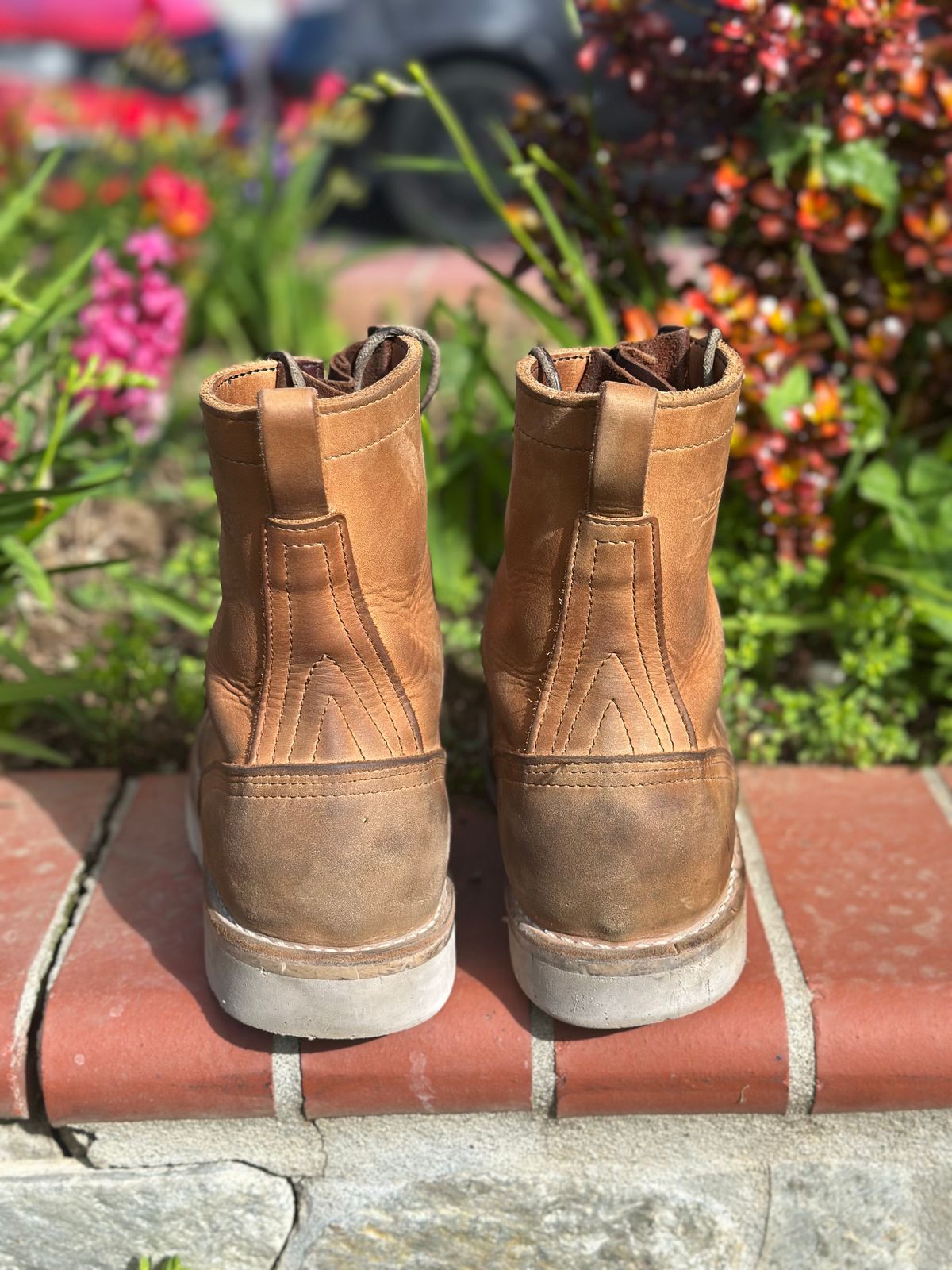 Photo by KuKuSparky on March 2, 2025 of the Nicks Moc Toe Pro in Seidel 1964 Tan.