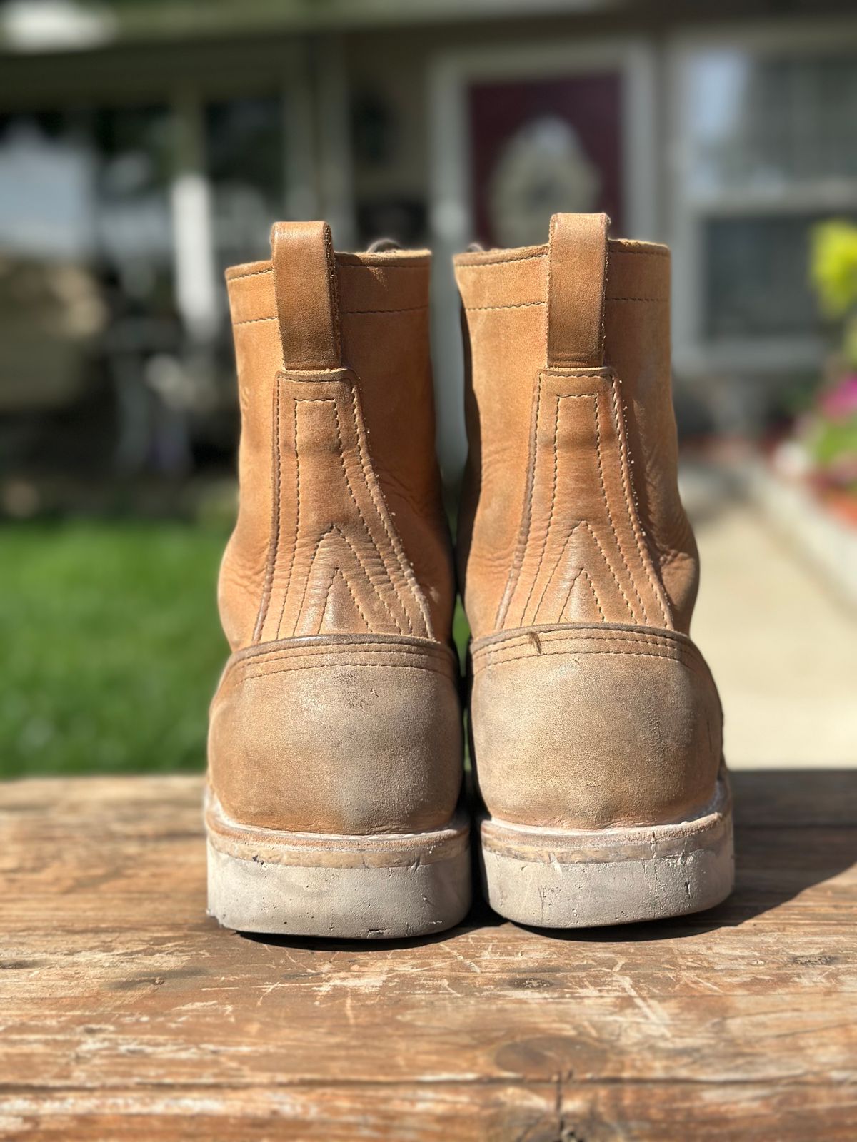 Photo by KuKuSparky on April 5, 2025 of the Nicks Moc Toe Pro in Seidel 1964 Tan.