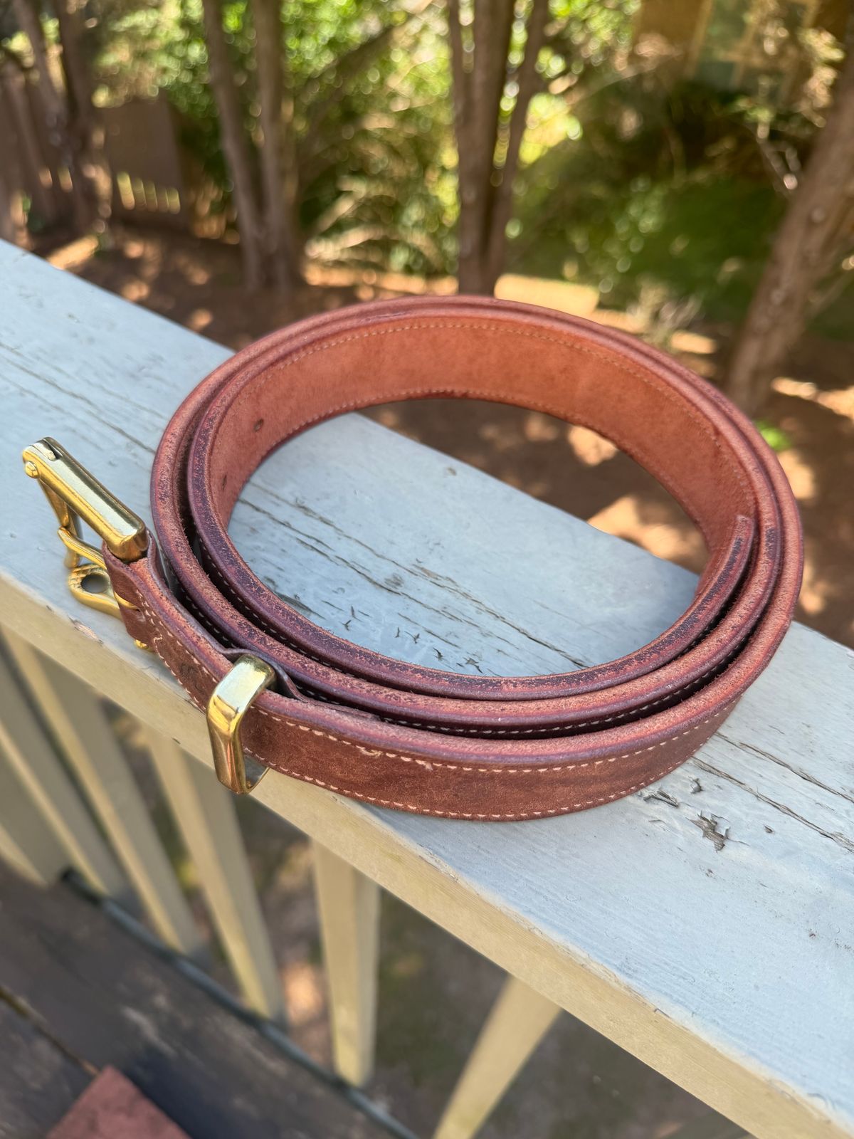 Photo by BigDawg308 on May 14, 2026 of the BHHB Leather Belt in Badalassi Carlo Dark Brown Pueblo & Herman Oak Bark Tanned.
