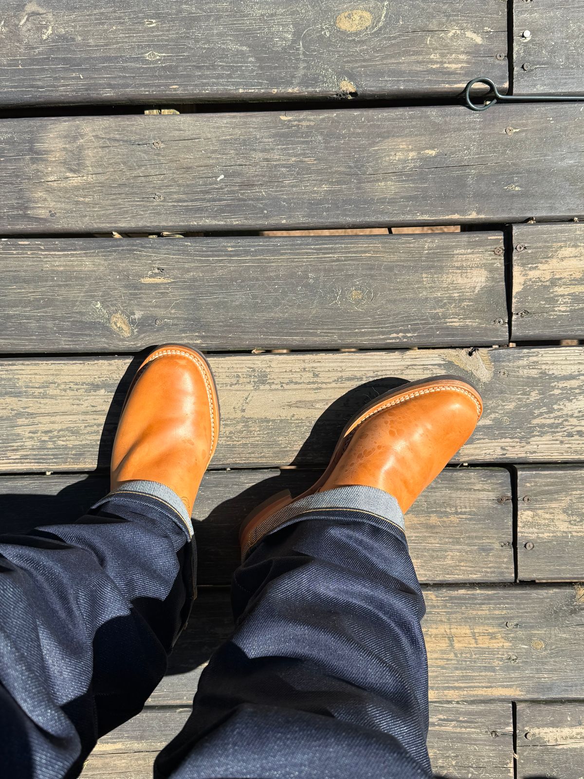 Photo by BigDawg308 on March 24, 2026 of the Wesco Mister Lou in Maryam Vachetta Natural Horsebutt.