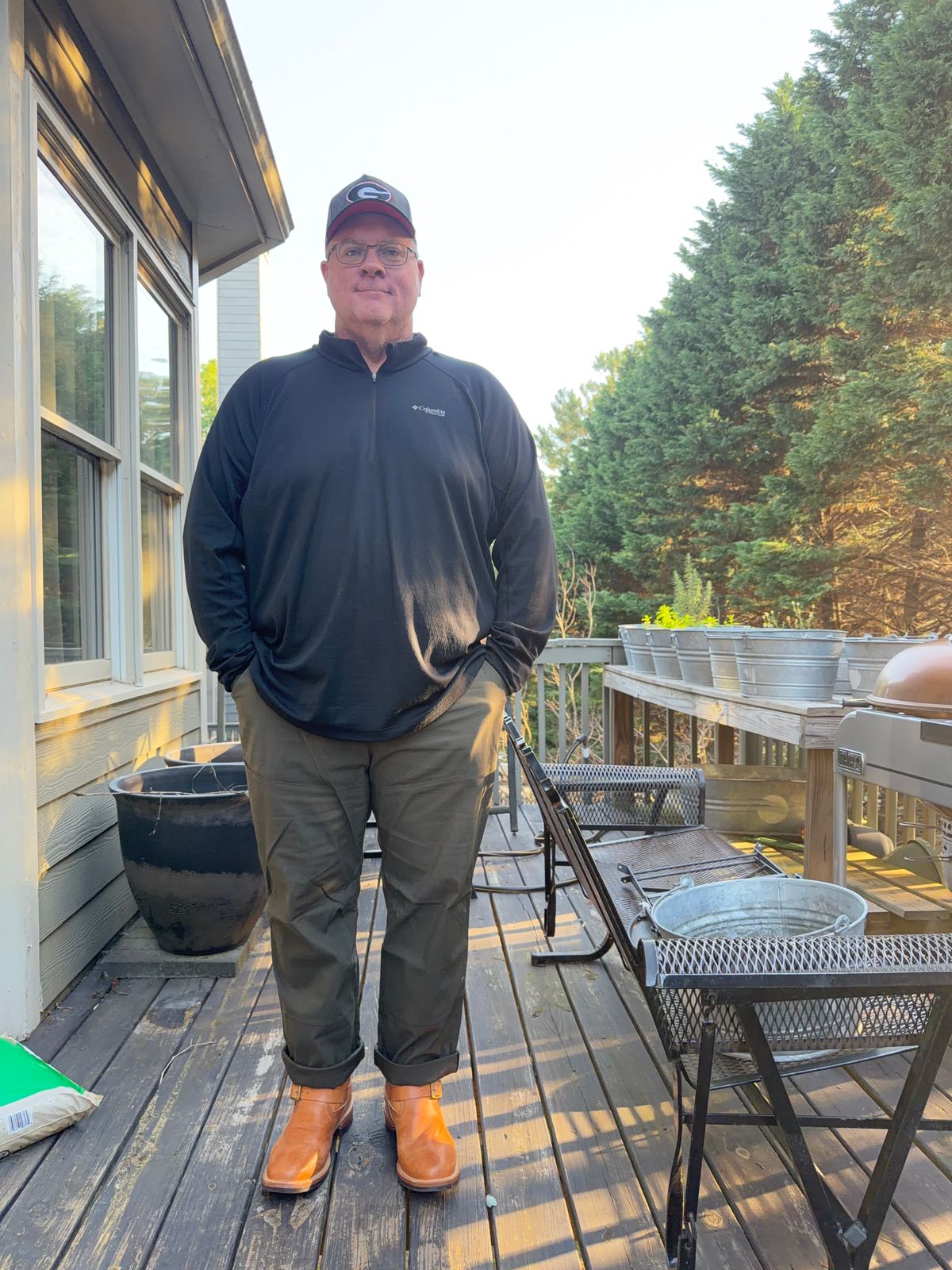 Photo by BigDawg308 on June 6, 2026 of the Wesco Mister Lou in Maryam Vachetta Natural Horsebutt.