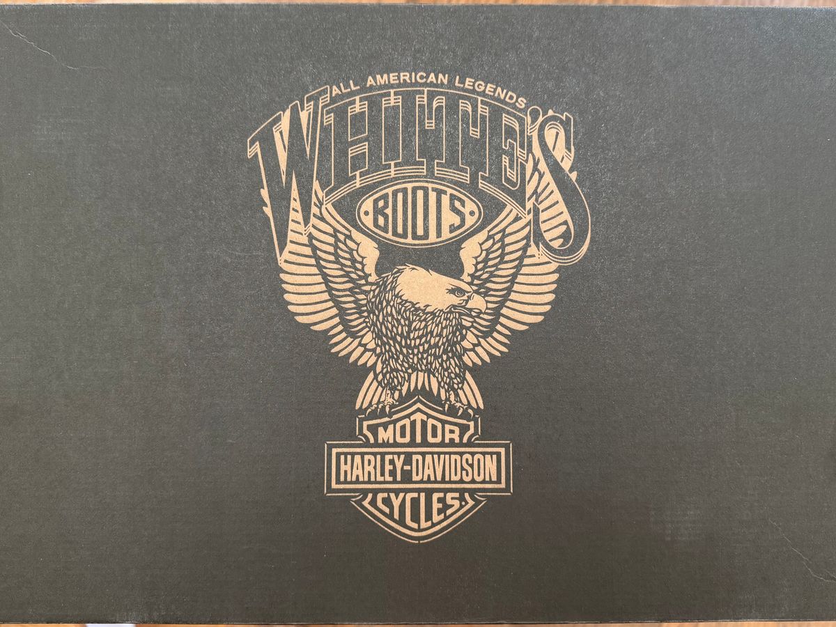 Photo by BigDawg308 on October 22, 2025 of the White's x Harley Davidson Stockman Pull On in Horween Overdyed Brown Chromexcel.