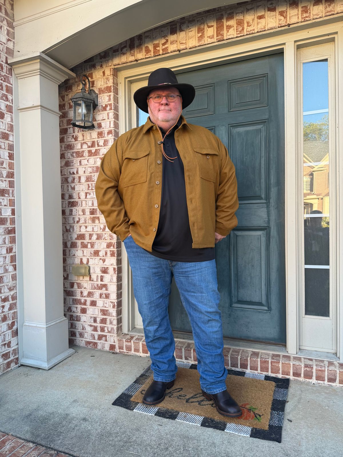 Photo by BigDawg308 on October 23, 2025 of the White's x Harley Davidson Stockman Pull On in Horween Overdyed Brown Chromexcel.