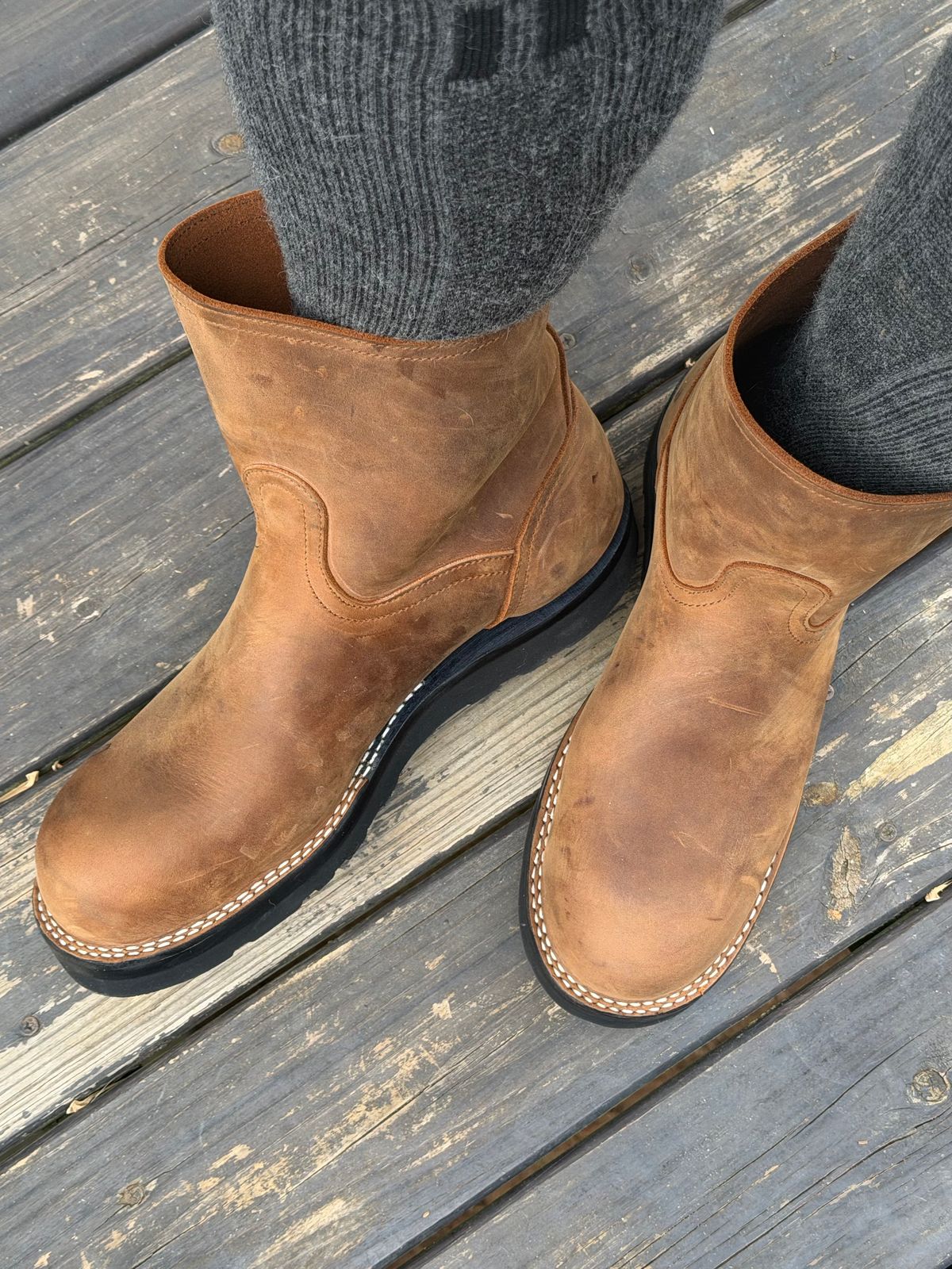 Photo by BigDawg308 on February 14, 2026 of the Nicks Wellington in Seidel WeatherShield Brown.