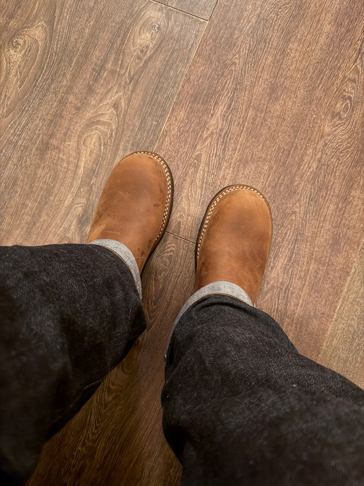 Photo by BigDawg308 on February 12, 2026 of the Nicks Wellington in Seidel WeatherShield Brown.