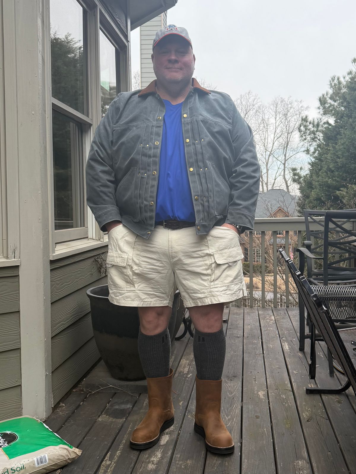 Photo by jy7.62 on February 14, 2026 of the Nicks Wellington in Seidel WeatherShield Brown.