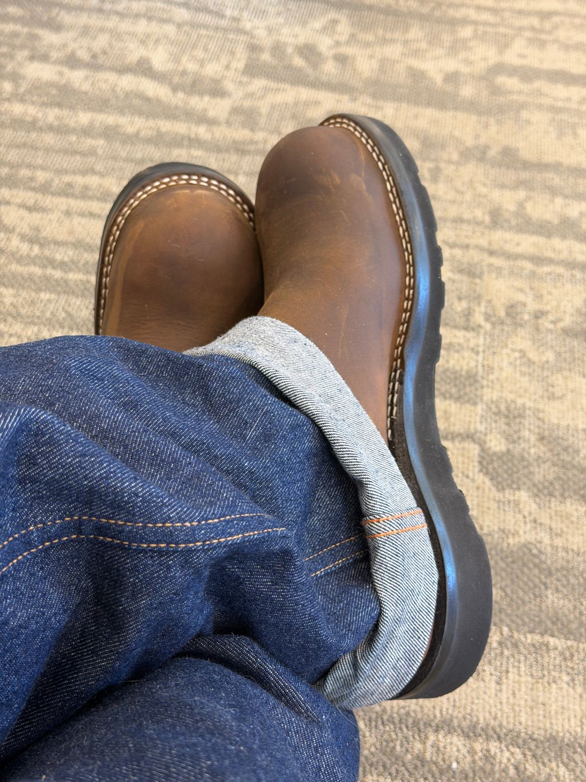 Photo by BigDawg308 on April 14, 2026 of the Nicks Wellington in Seidel WeatherShield Brown.