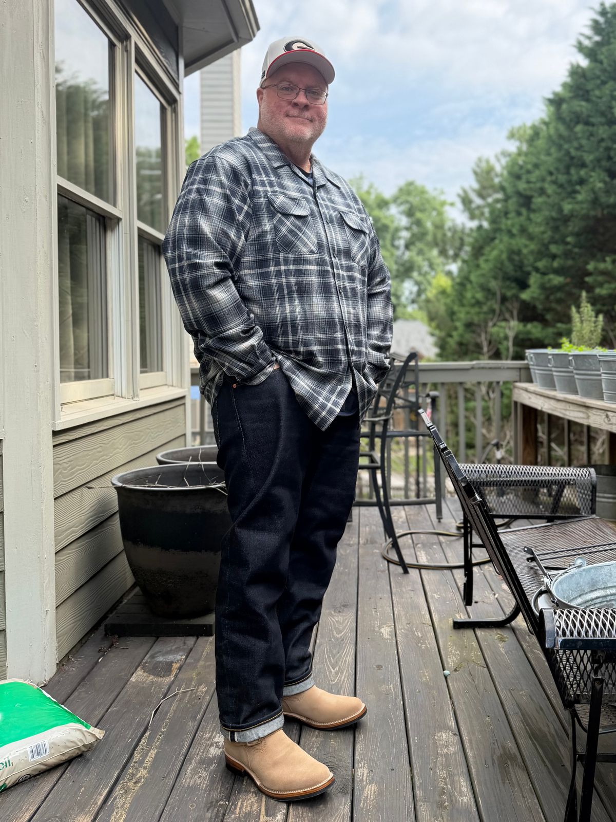 Photo by BigDawg308 on May 29, 2026 of the Wesco Mister Lou in Horween Marine Field Roughout.