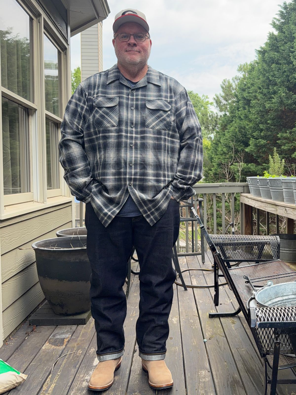 Photo by BigDawg308 on May 29, 2026 of the Wesco Mister Lou in Horween Marine Field Roughout.