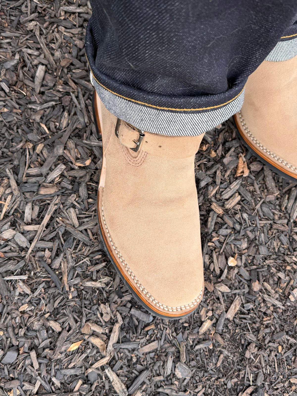 Photo by BigDawg308 on May 29, 2026 of the Wesco Mister Lou in Horween Marine Field Roughout.