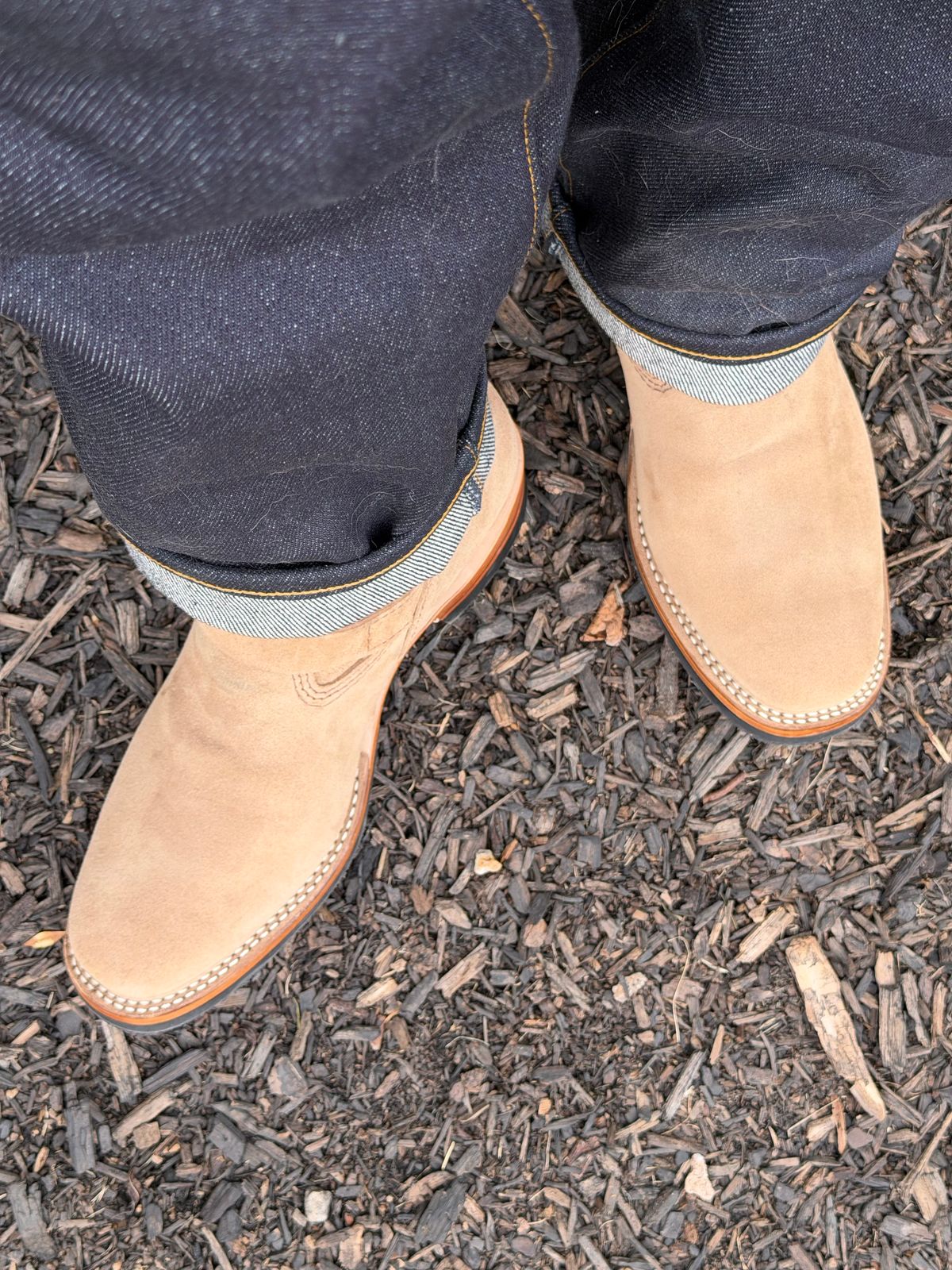 Photo by BigDawg308 on May 29, 2026 of the Wesco Mister Lou in Horween Marine Field Roughout.