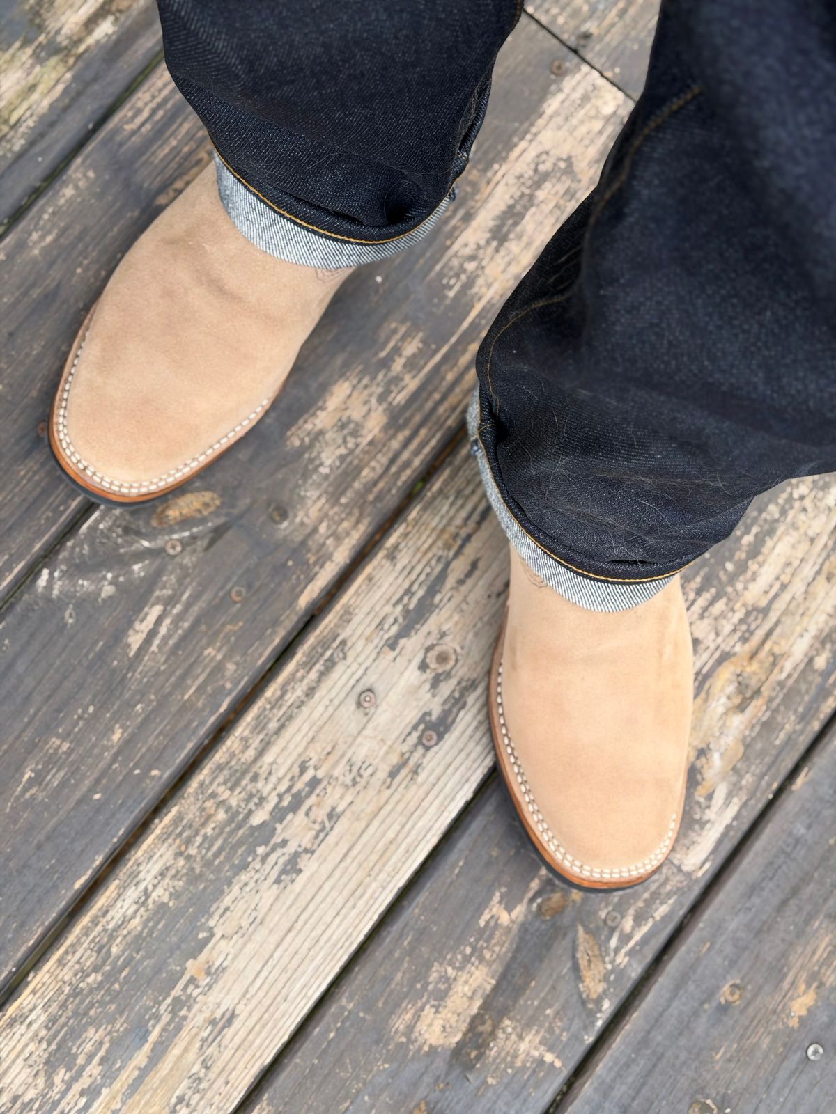 Photo by BigDawg308 on May 29, 2026 of the Wesco Mister Lou in Horween Marine Field Roughout.